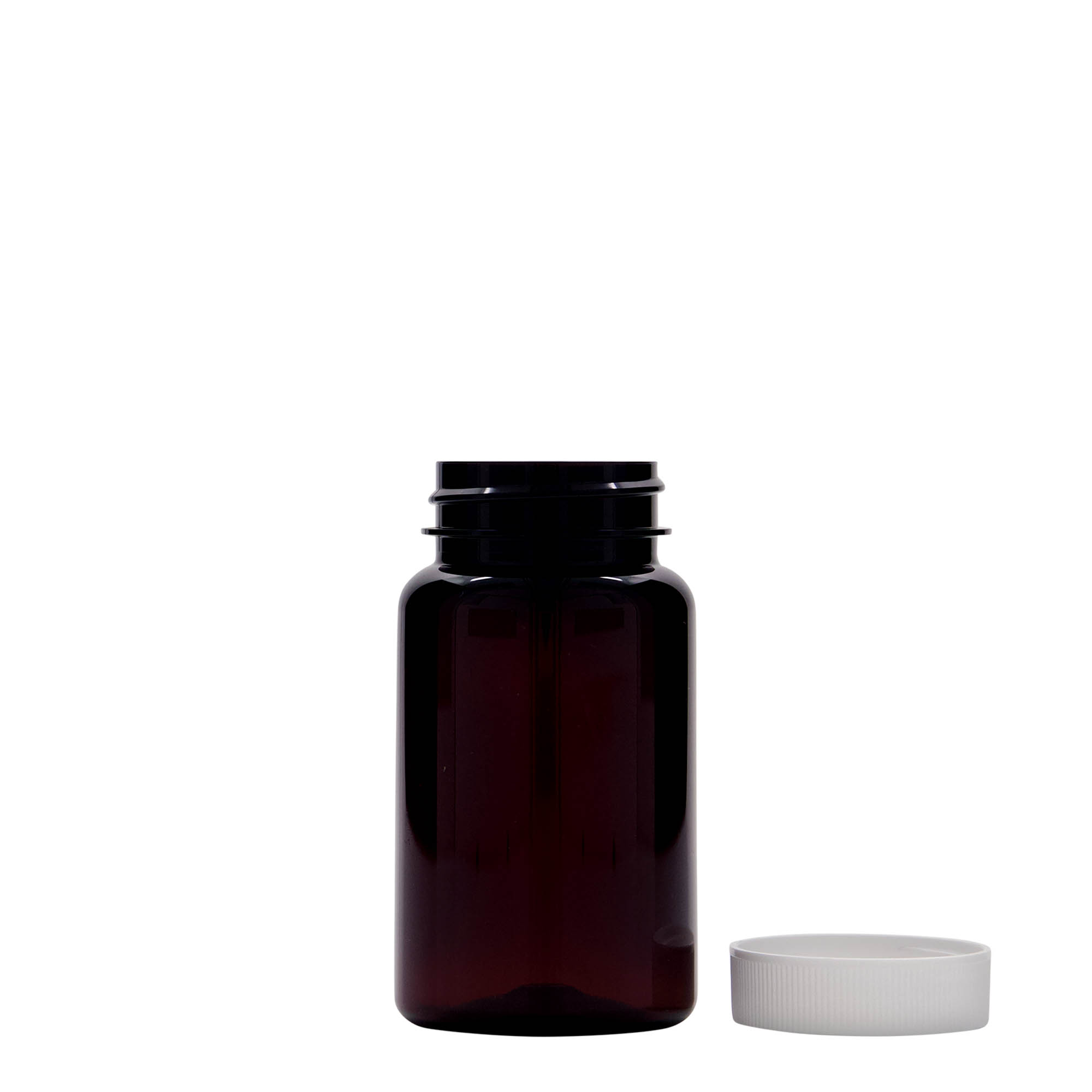 100 ml ambalaj PET, plastic, maro, gura: 38/400