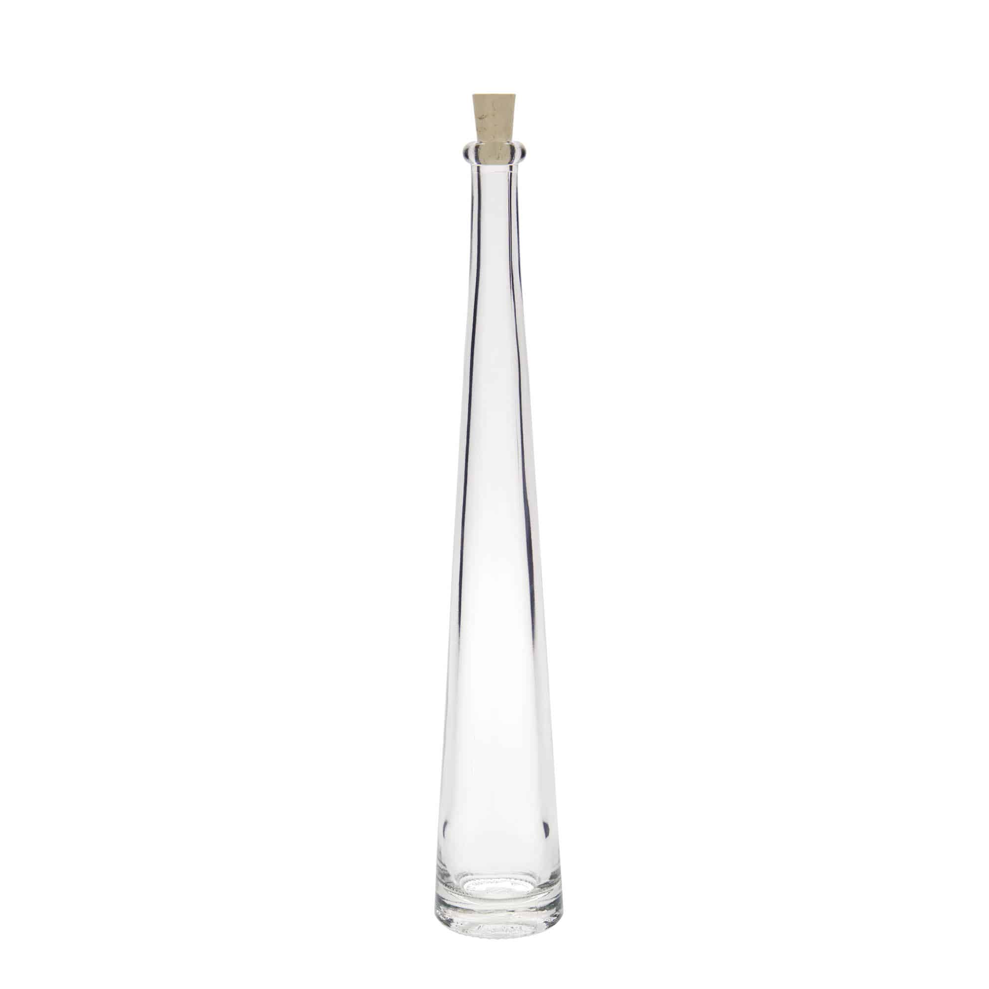 Sticlă de sticlă de 100 ml „Dama Rondo”, gura: dop de plută