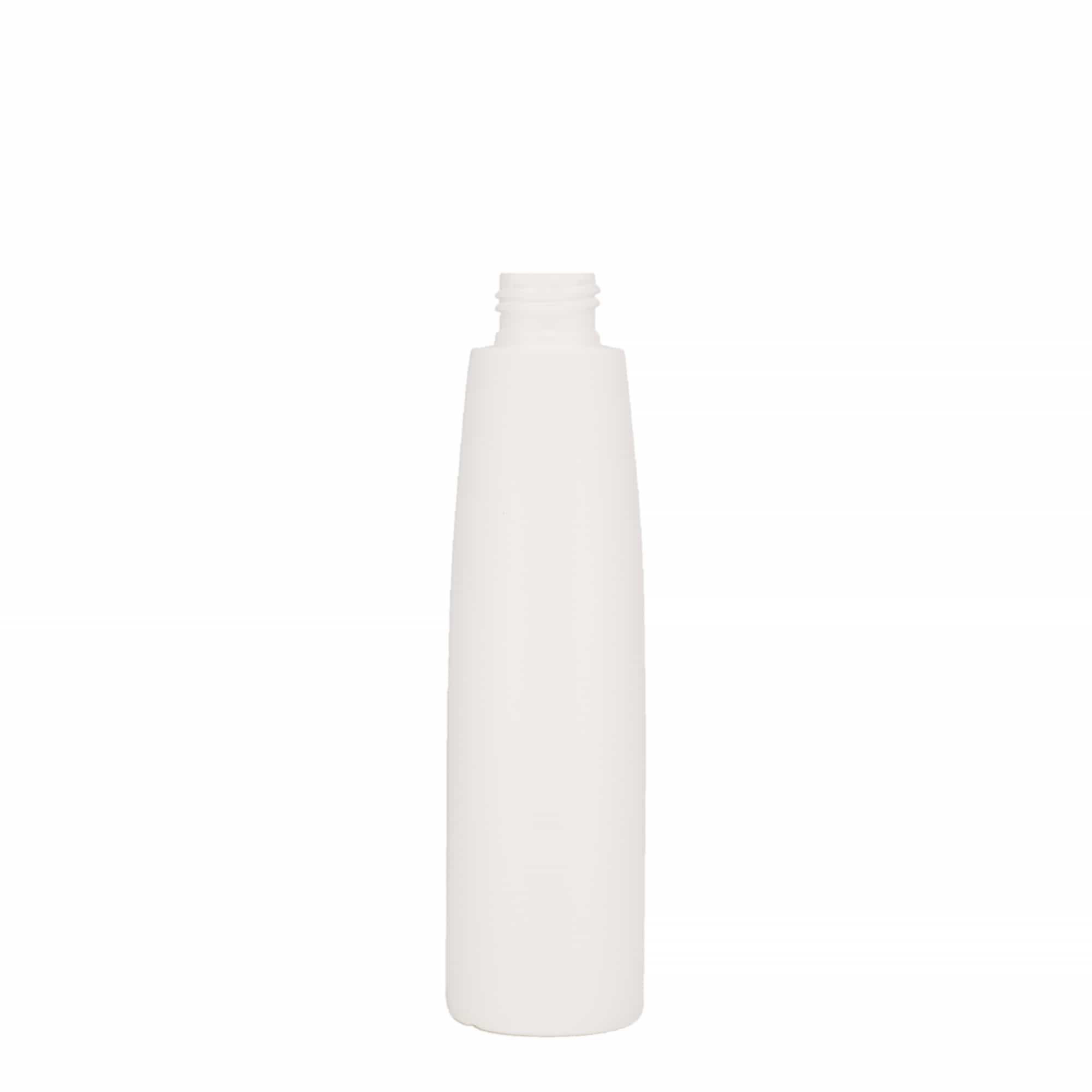 Sticlă din plastic de 200 ml „Donald”, HDPE, albă, gura: 24/410