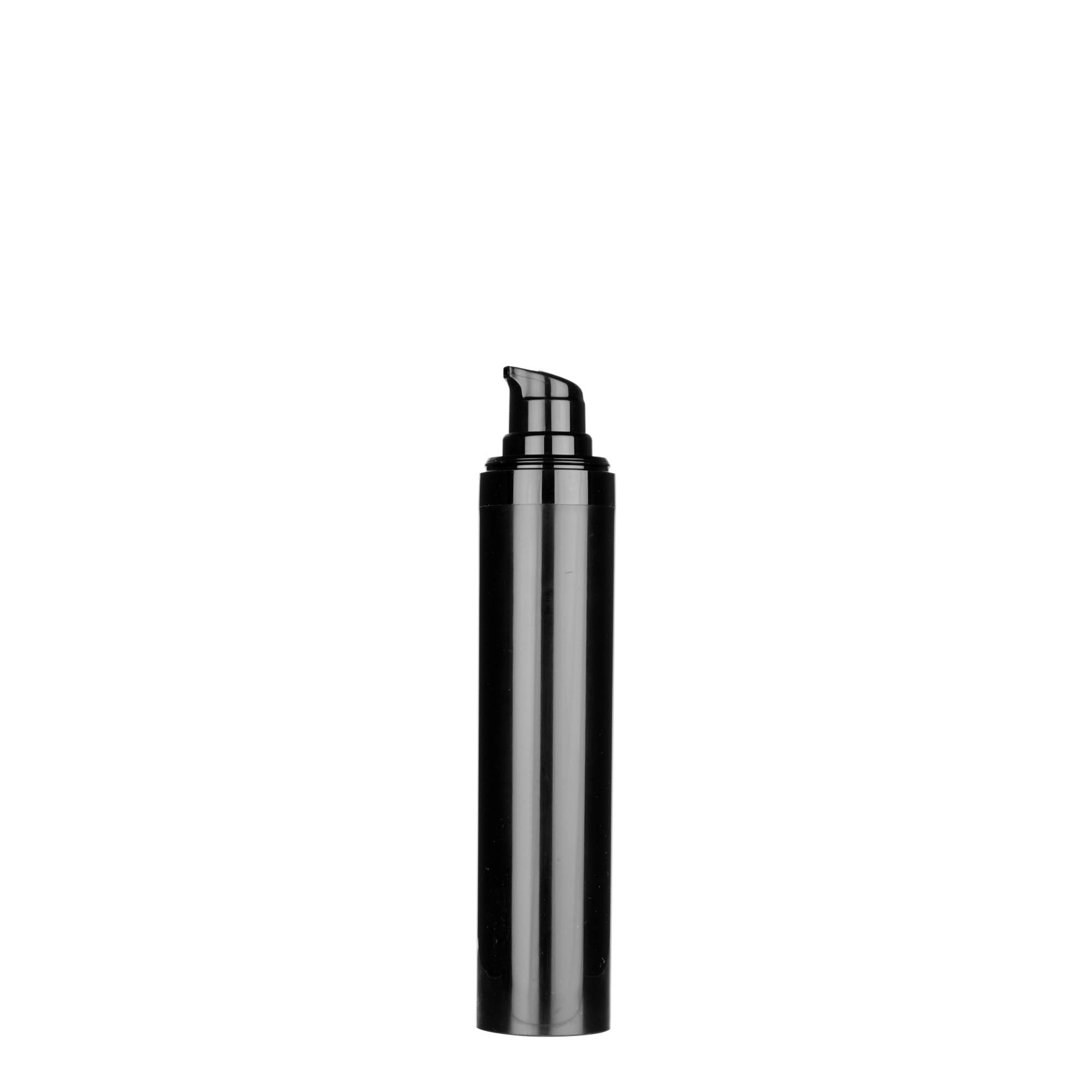 50 ml dozator airless „Micro”, plastic PP, negru 50 ml dozator airless „Micro”, plastic PP, negru