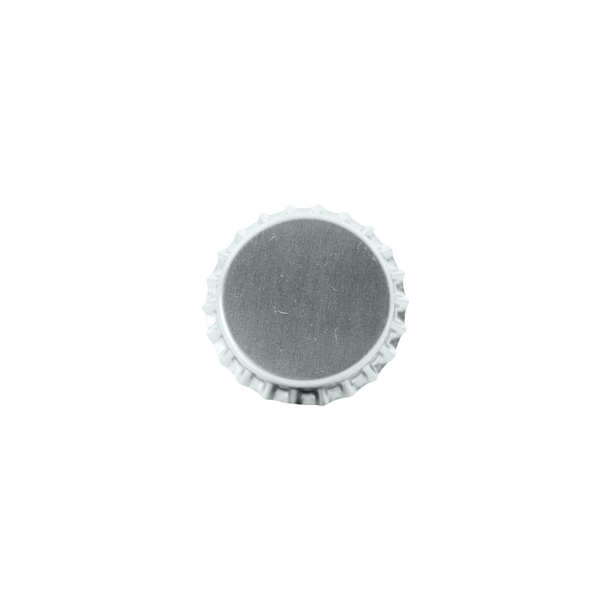Capace sticle 29 mm, metal, argintiu