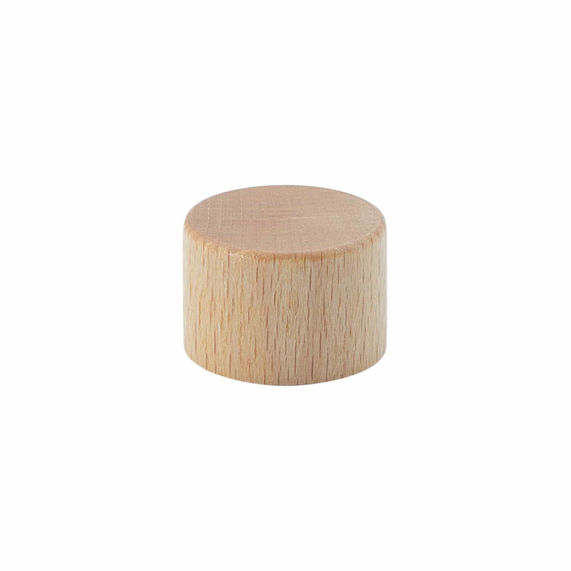 Capac cu filet, metal-lemn, culoare lemn, pentru gură: PP 28