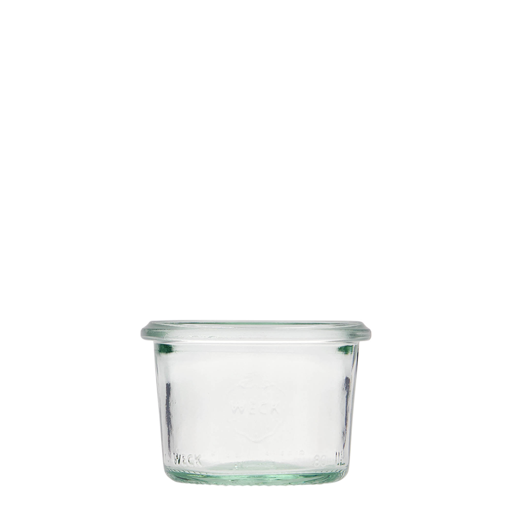 80 ml borcan WECK cu gura rotundă, margine rotundă