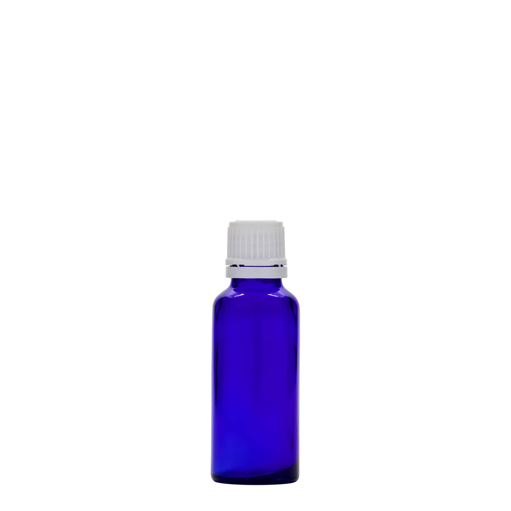 30 ml sticlă medicală, sticlă, albastru regal, gura: DIN 18 30 ml sticlă medicală, sticlă, albastru regal, gura: DIN 18