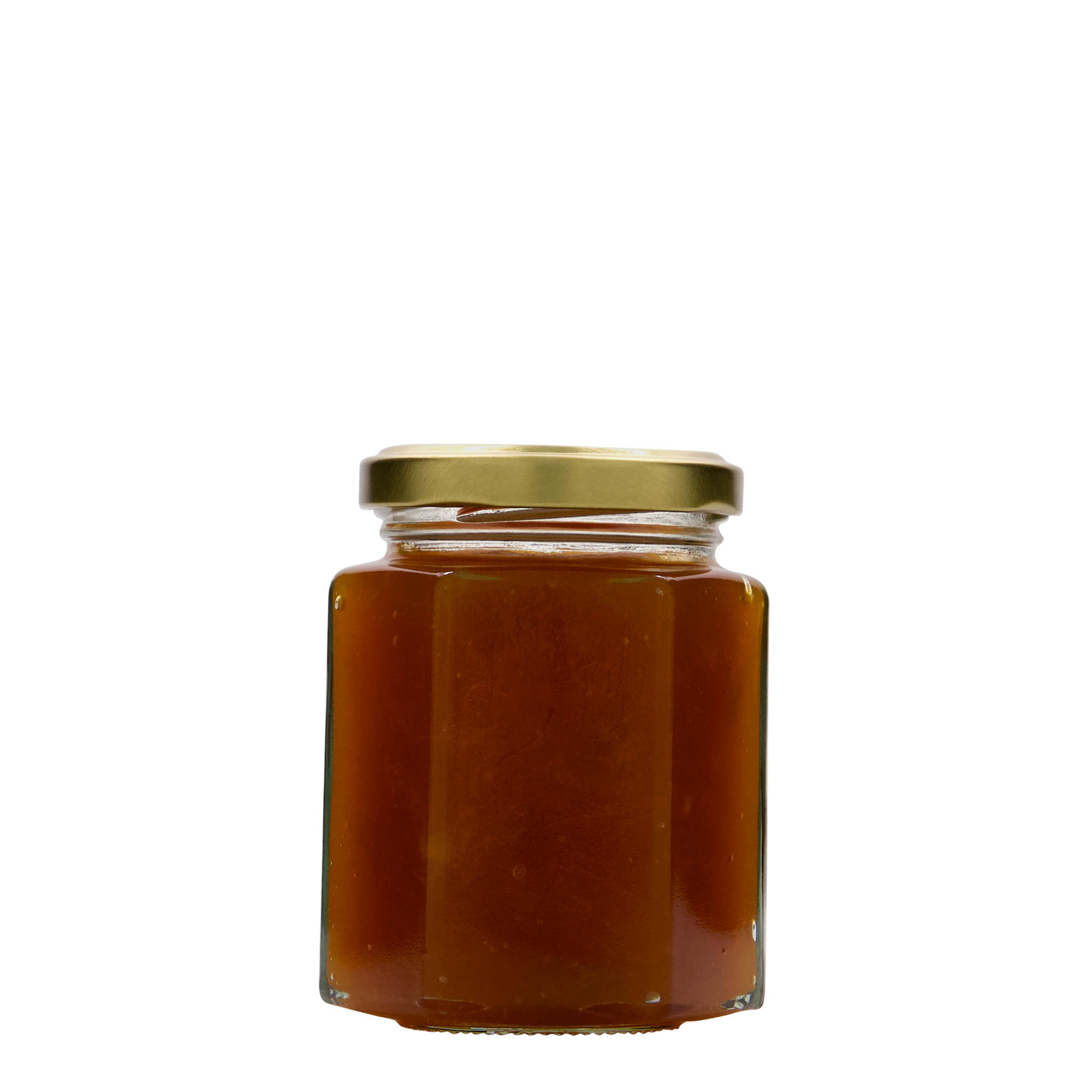 191 ml borcan hexagonal, gura: Twist-Off (TO 58)