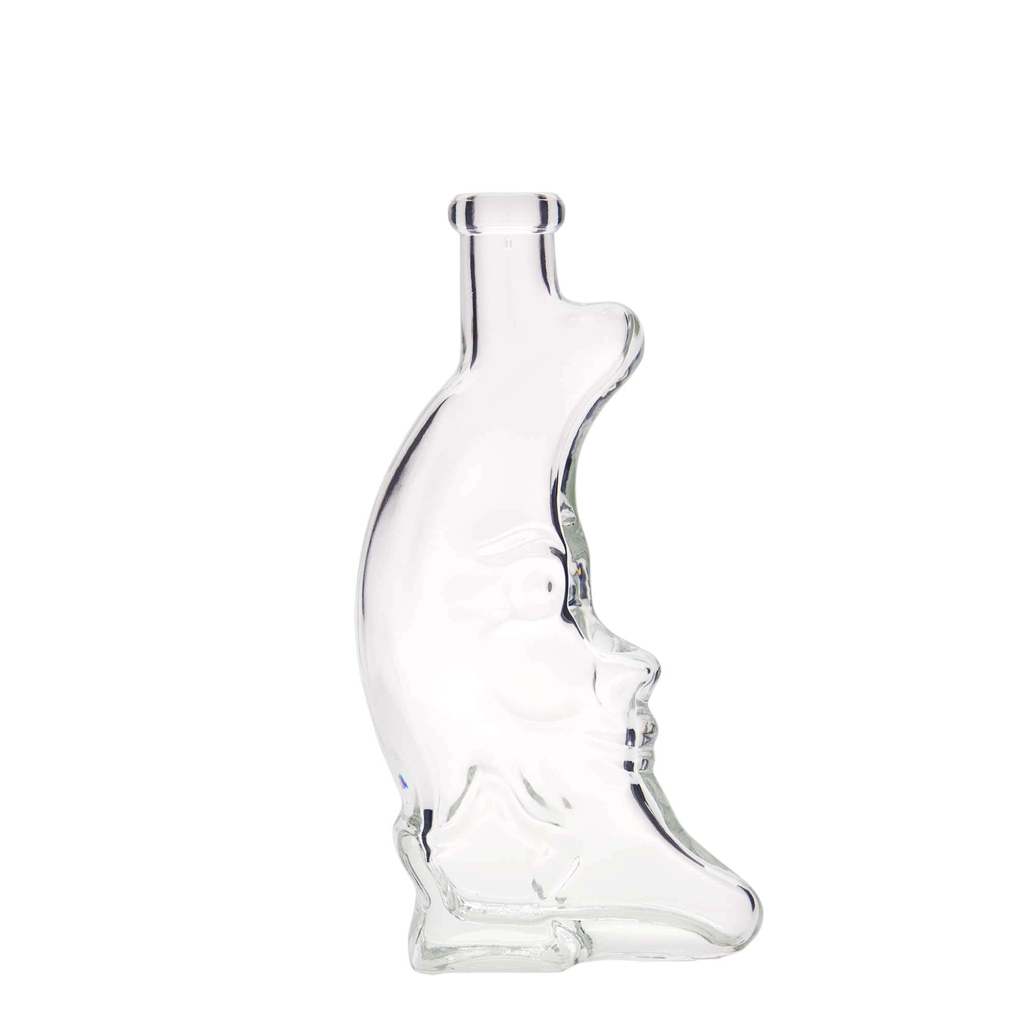 Sticlă de sticlă de 200 ml „Lună”, gură: dop de plută