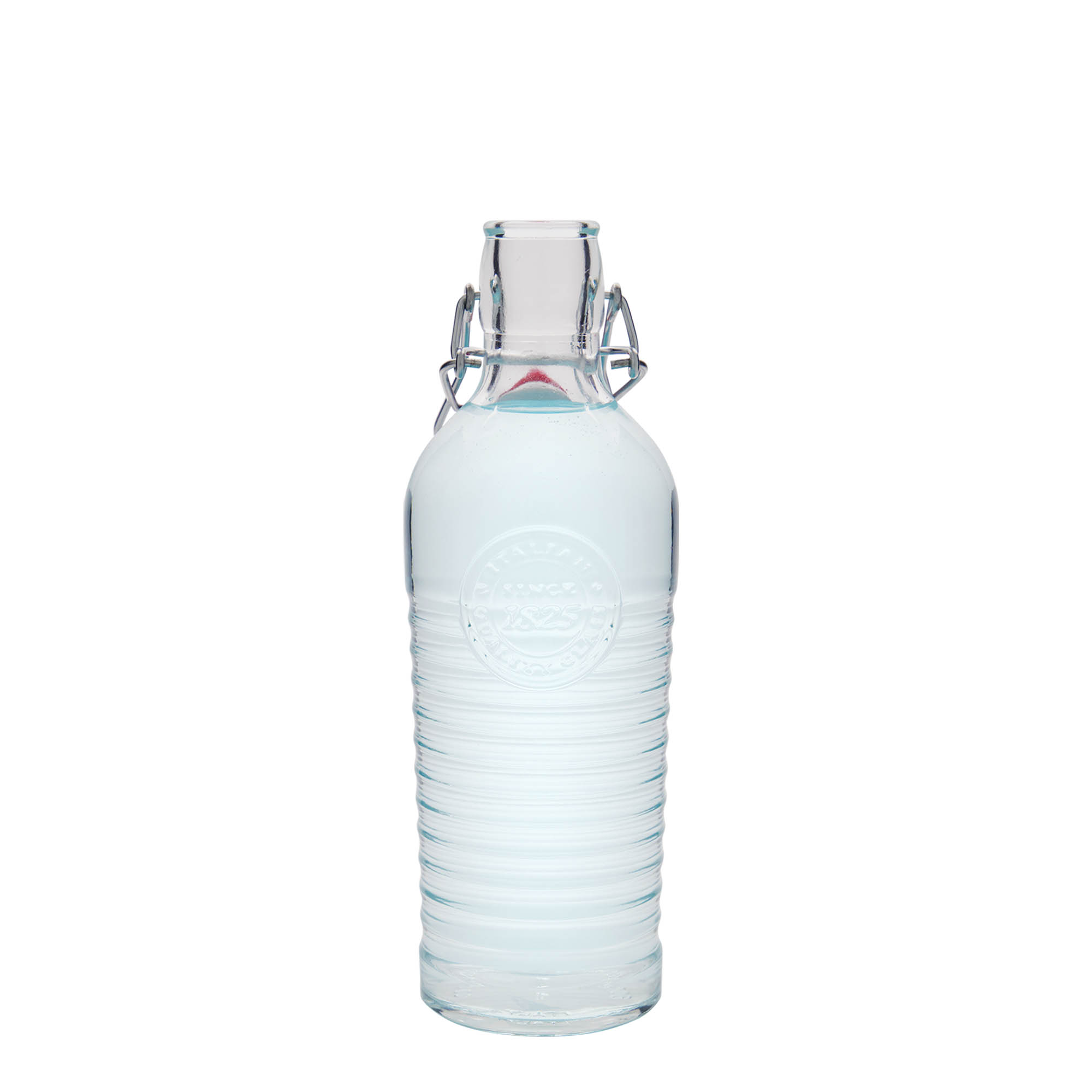 Sticlă de sticlă de 750 ml 'Officina 1825', gât: închidere cu clemă Sticlă de sticlă de 750 ml 'Officina 1825', gât: închidere cu clemă