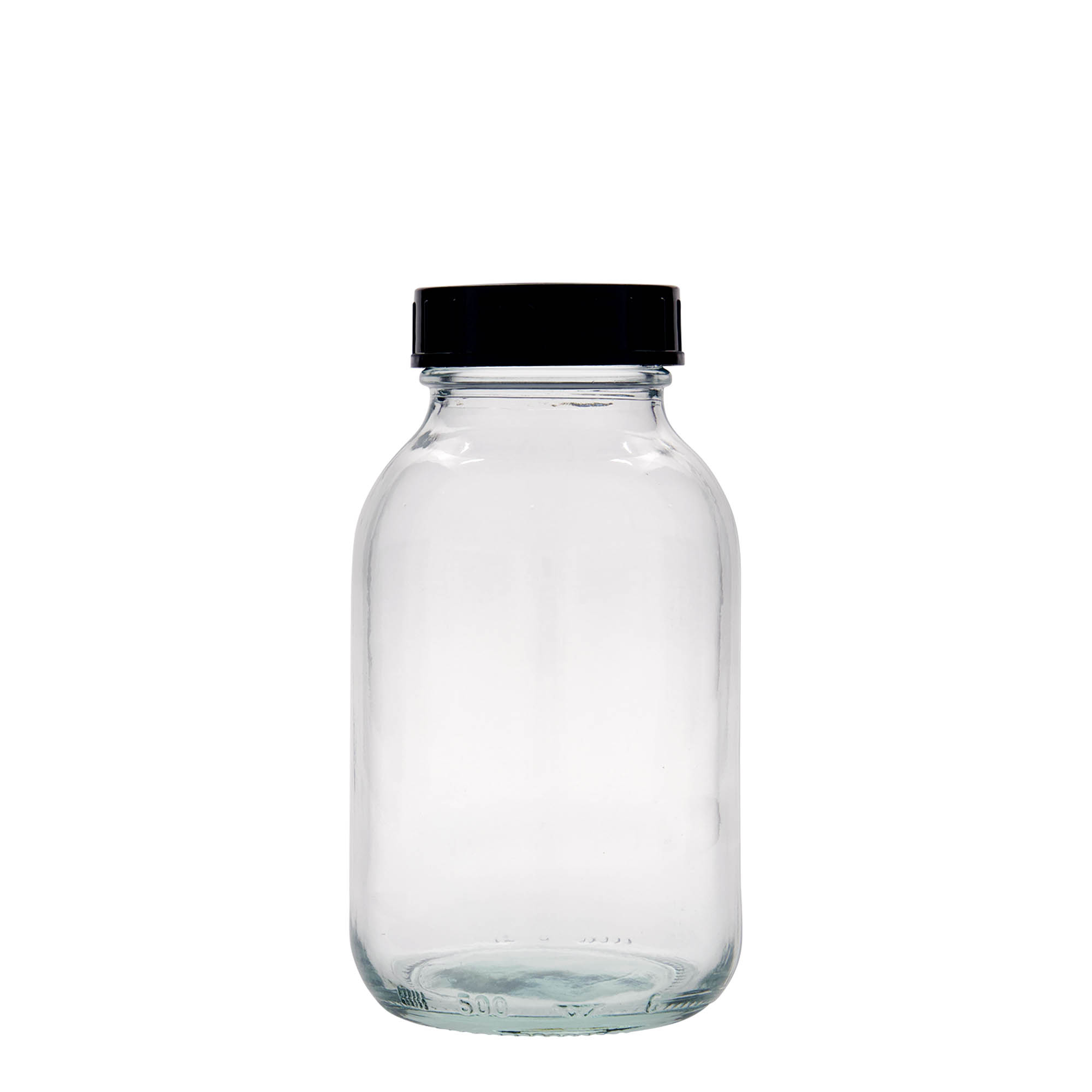 500 ml borcan cu gât larg, deschidere: DIN 55 500 ml borcan cu gât larg, deschidere: DIN 55