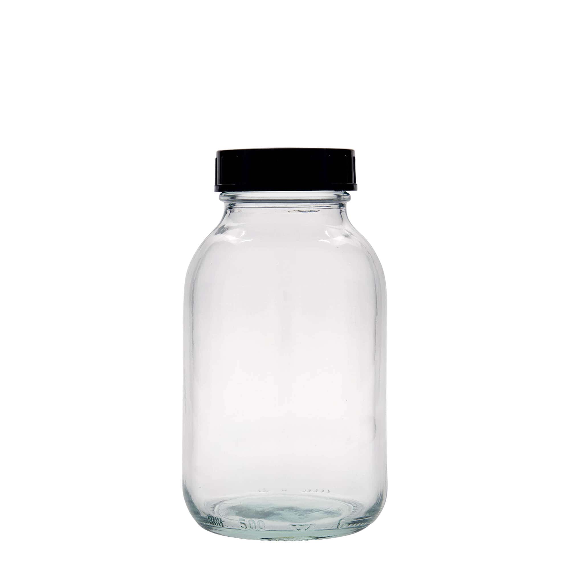 500 ml borcan cu gât larg, deschidere: DIN 55