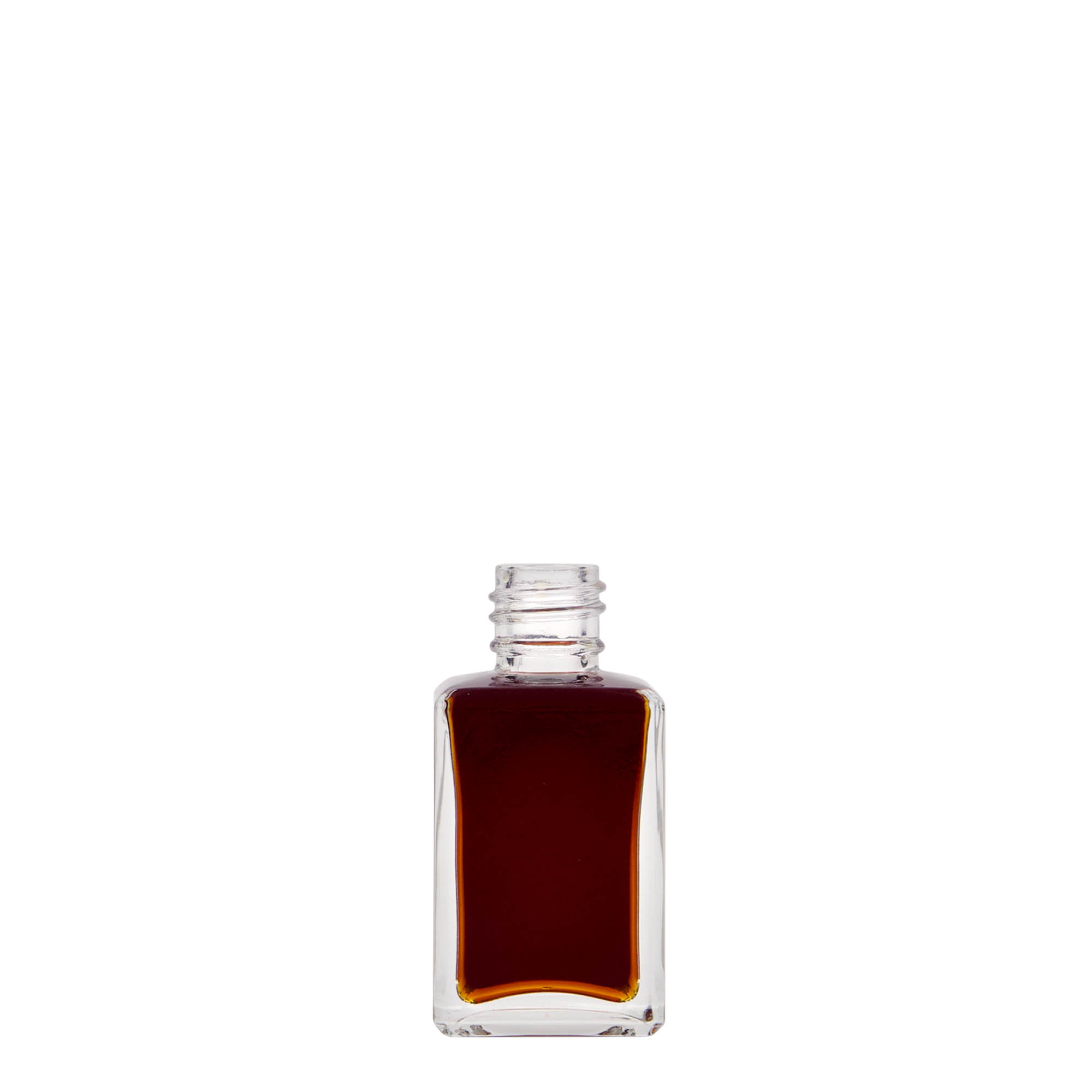 Sticlă de sticlă de 30 ml „Tamme”, pătrată, gura: PP 18