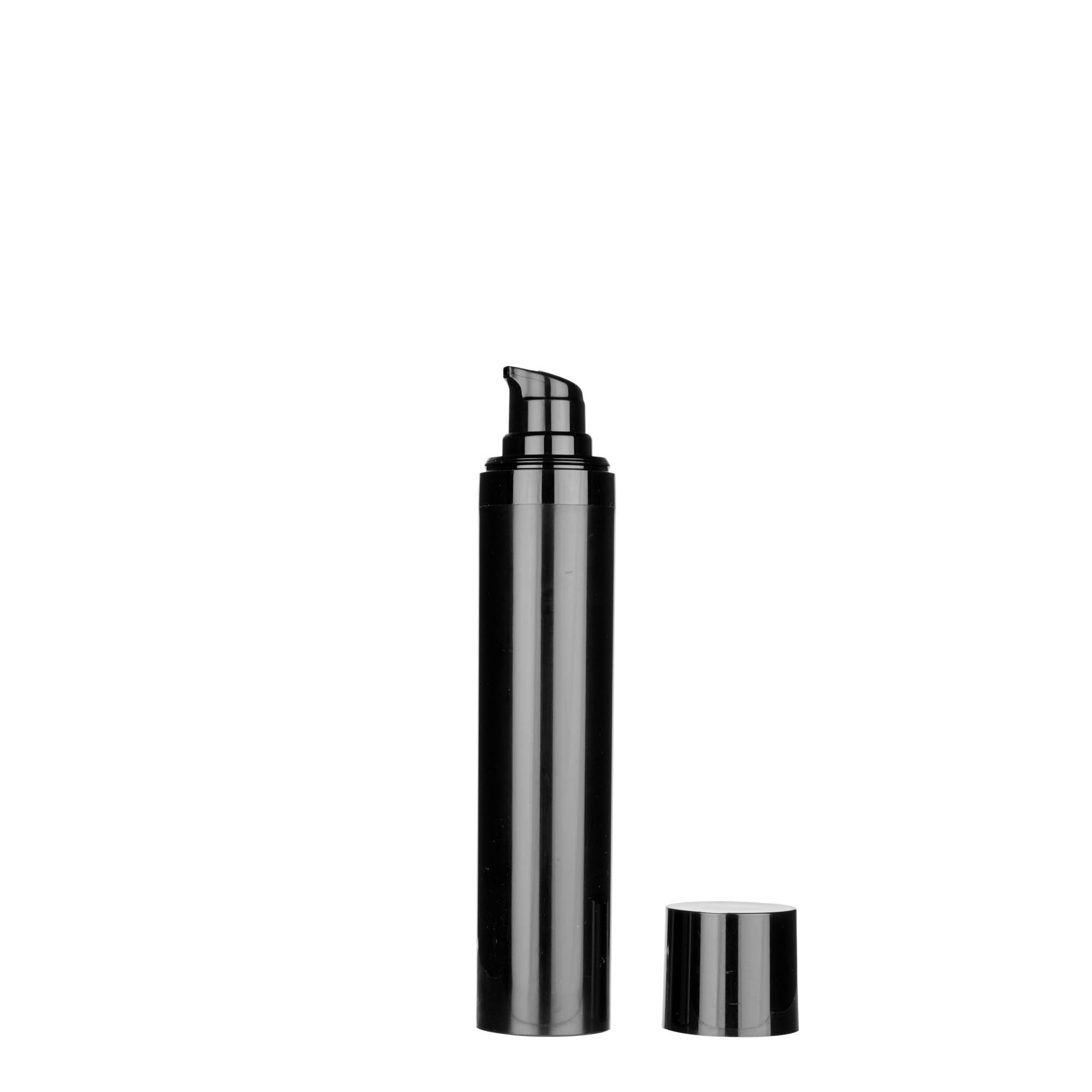 50 ml dozator airless „Micro”, plastic PP, negru 50 ml dozator airless „Micro”, plastic PP, negru