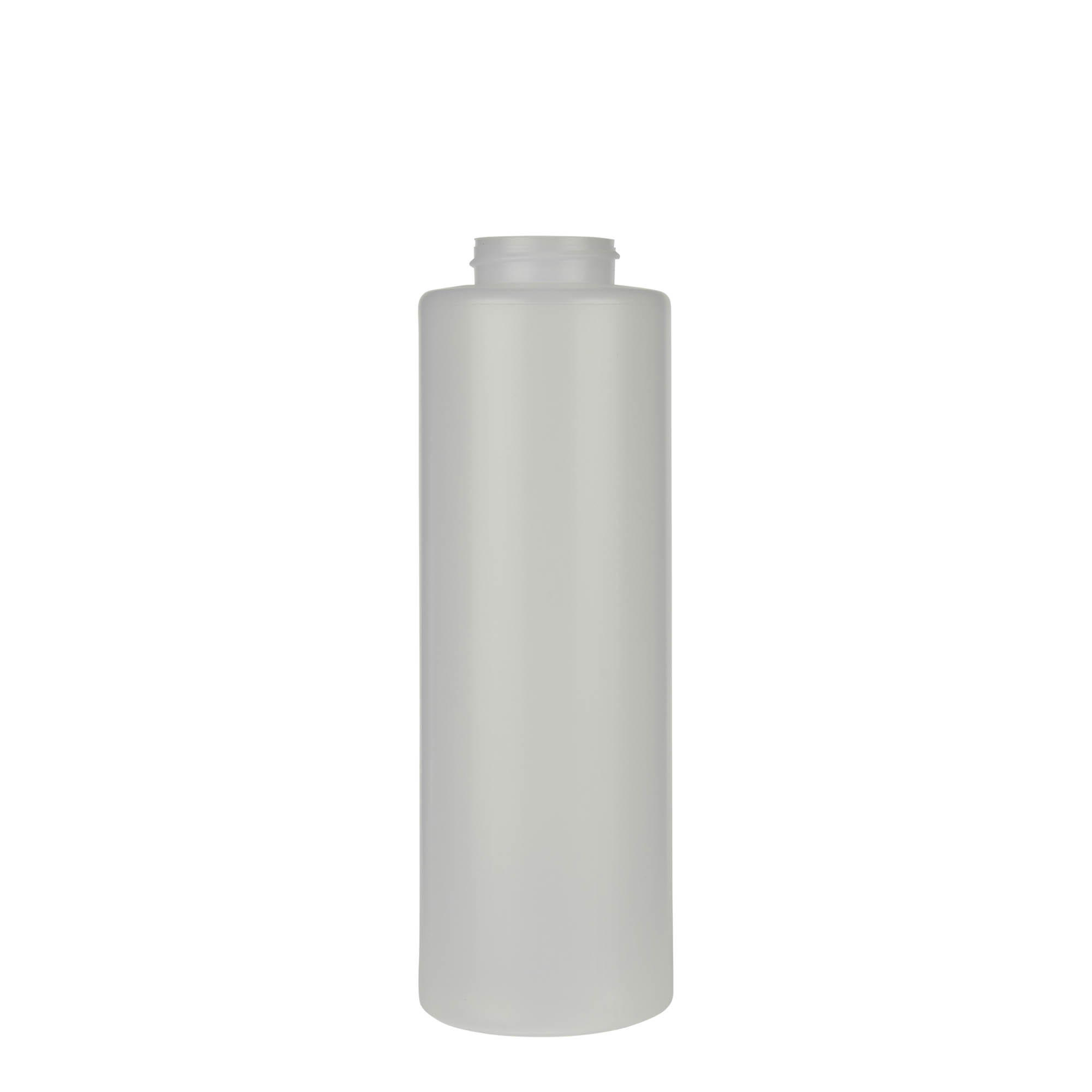 Sticlă pentru sos de 500 ml, plastic LDPE, natural, gură: 38/400