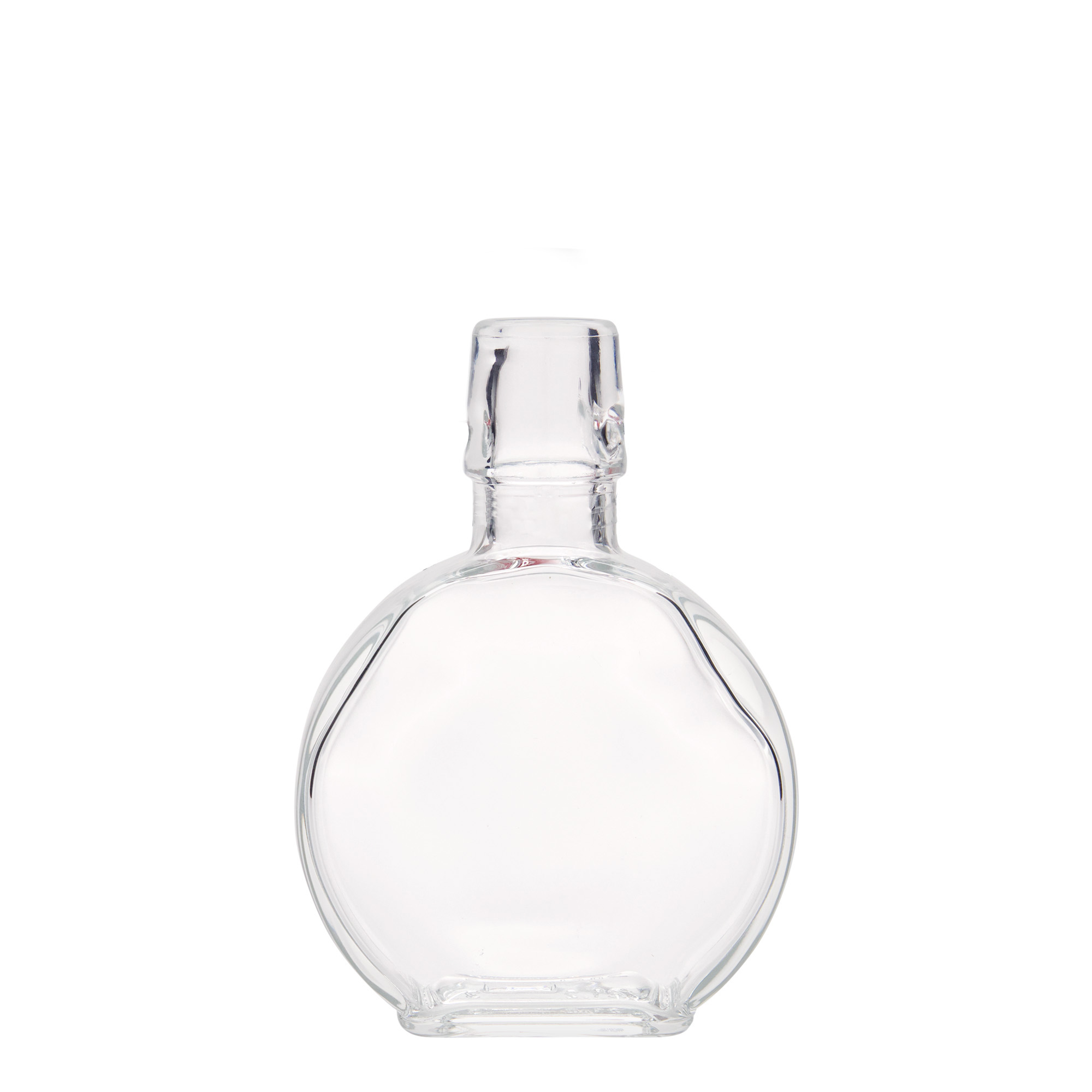 Sticlă de 200 ml „Sensatione”, dreptunghiulară, gura: capac cu balama
