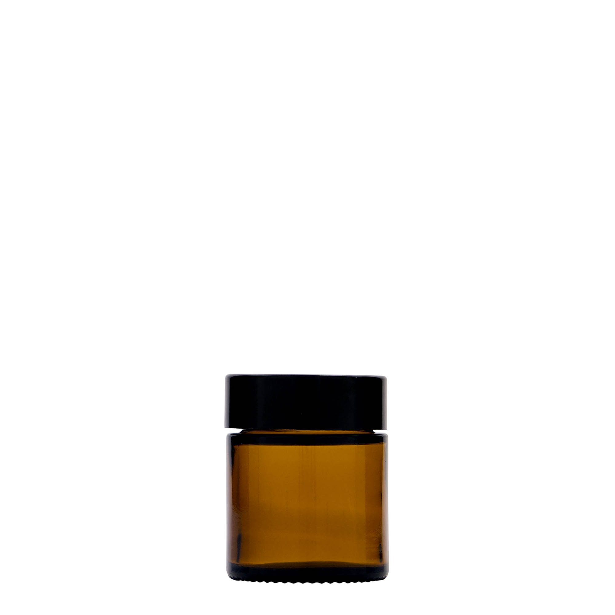 30 ml borcan „Brown Line”, sticlă, maro, gura: capac cu filet 30 ml borcan „Brown Line”, sticlă, maro, gura: capac cu filet