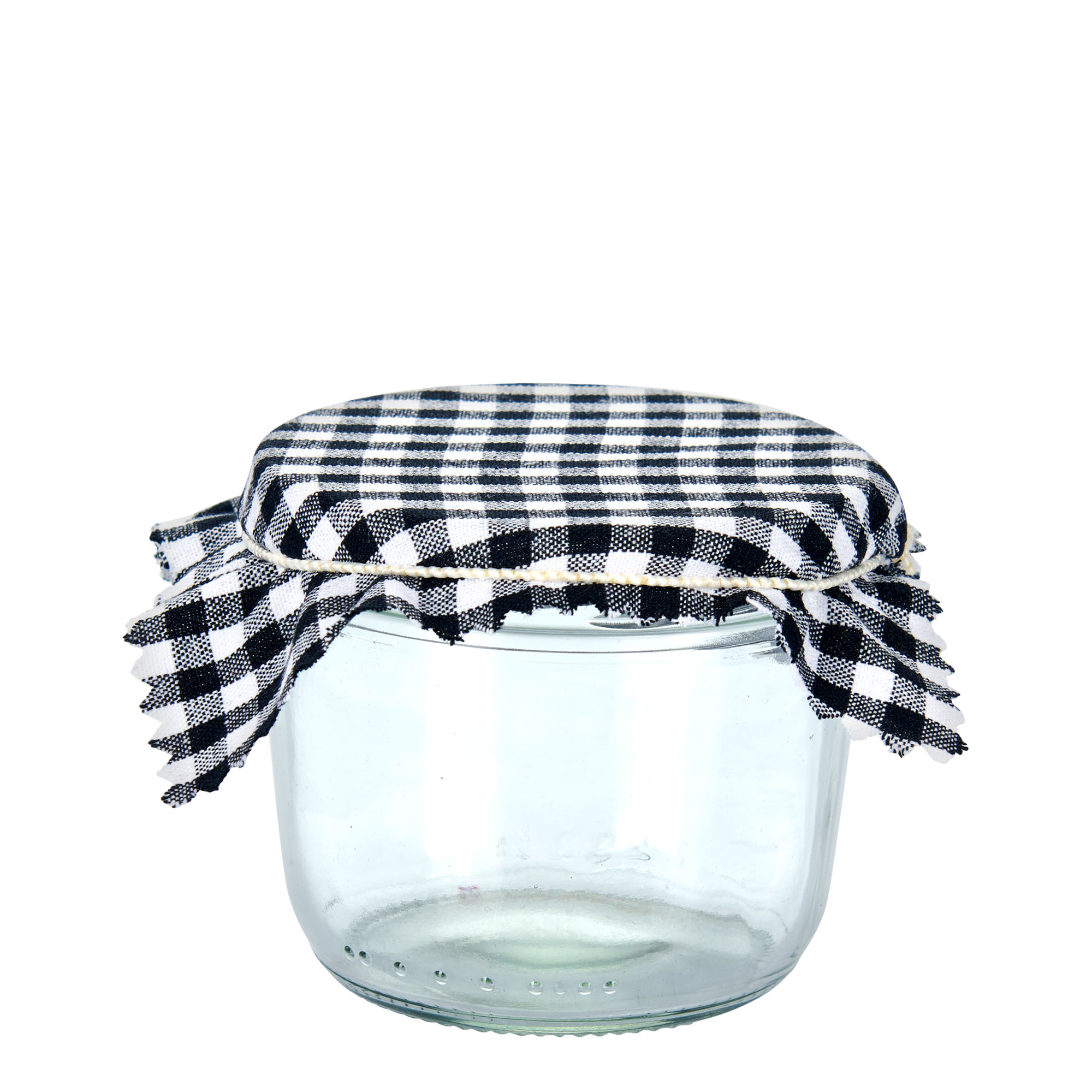 Șervețel textil pătrat, în carouri, 12x12 cm, negru, gura: TO38-TO53