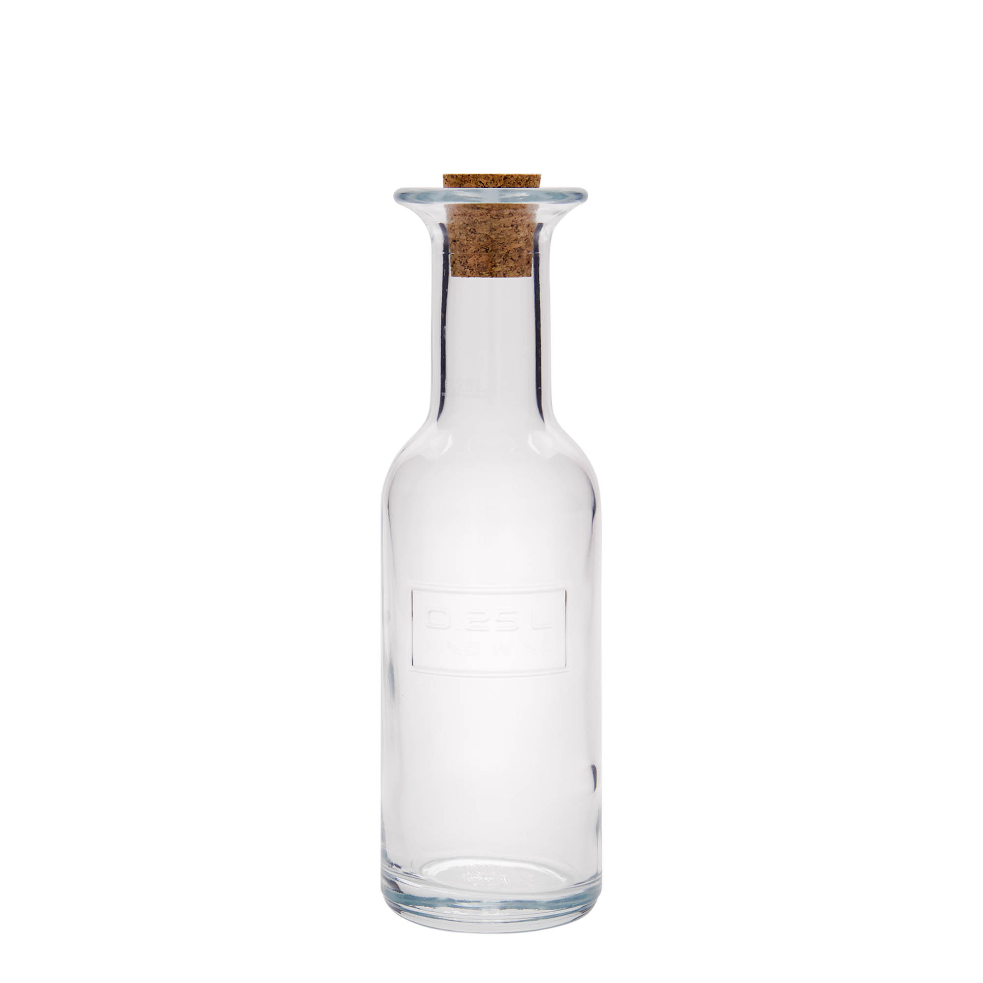 Sticlă de sticlă de 250 ml „Optima Fine Wine”, gura: plută