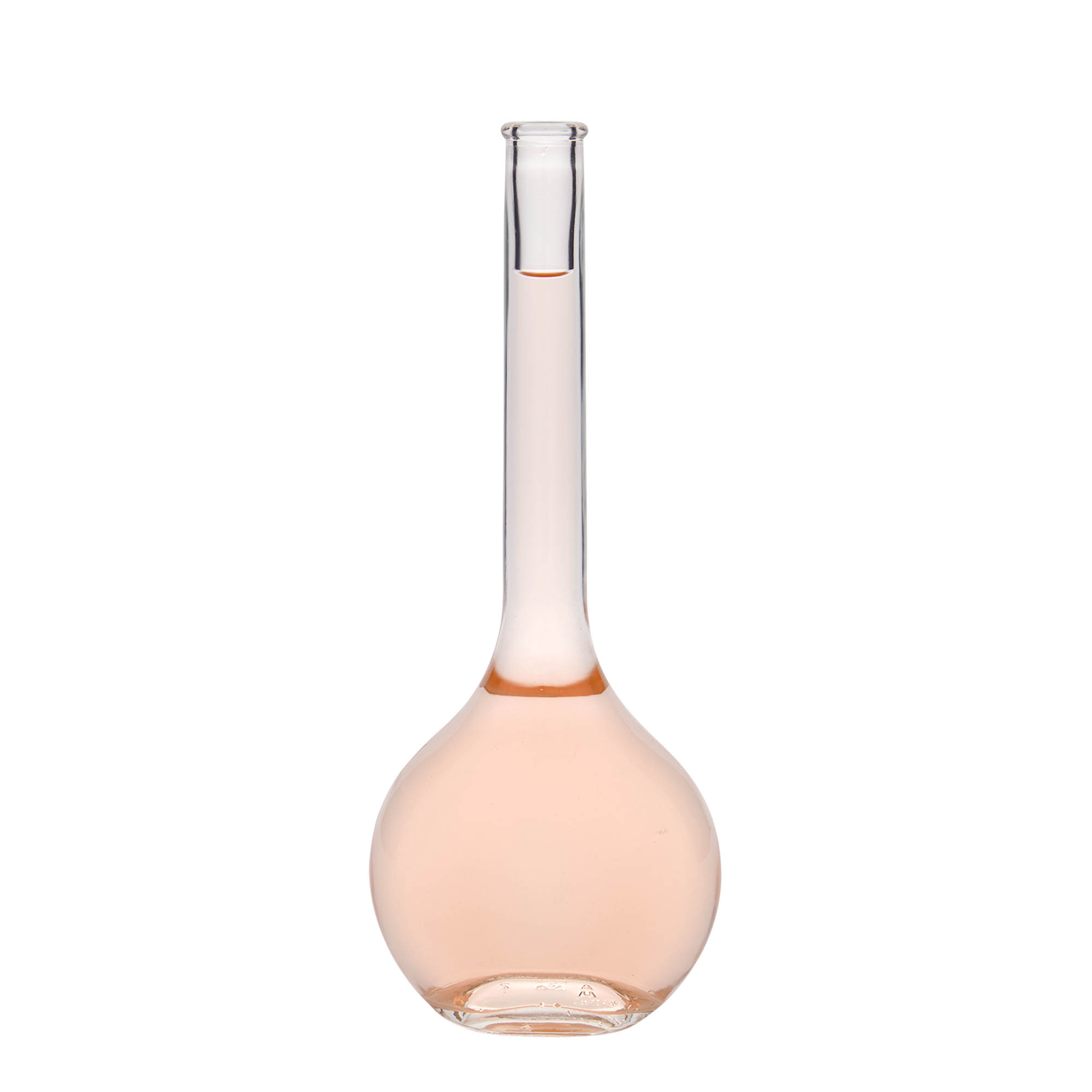 Sticlă de sticlă de 500 ml „Contessa”, ovală, gura: dop de plută Sticlă de sticlă de 500 ml „Contessa”, ovală, gura: dop de plută