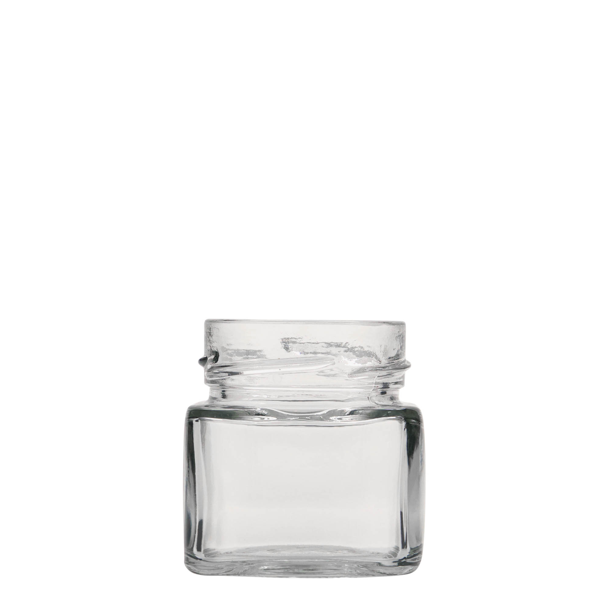 106 ml borcan pătrat „Ikarus”, gura: Deep-Twist-Off (DTO 58)