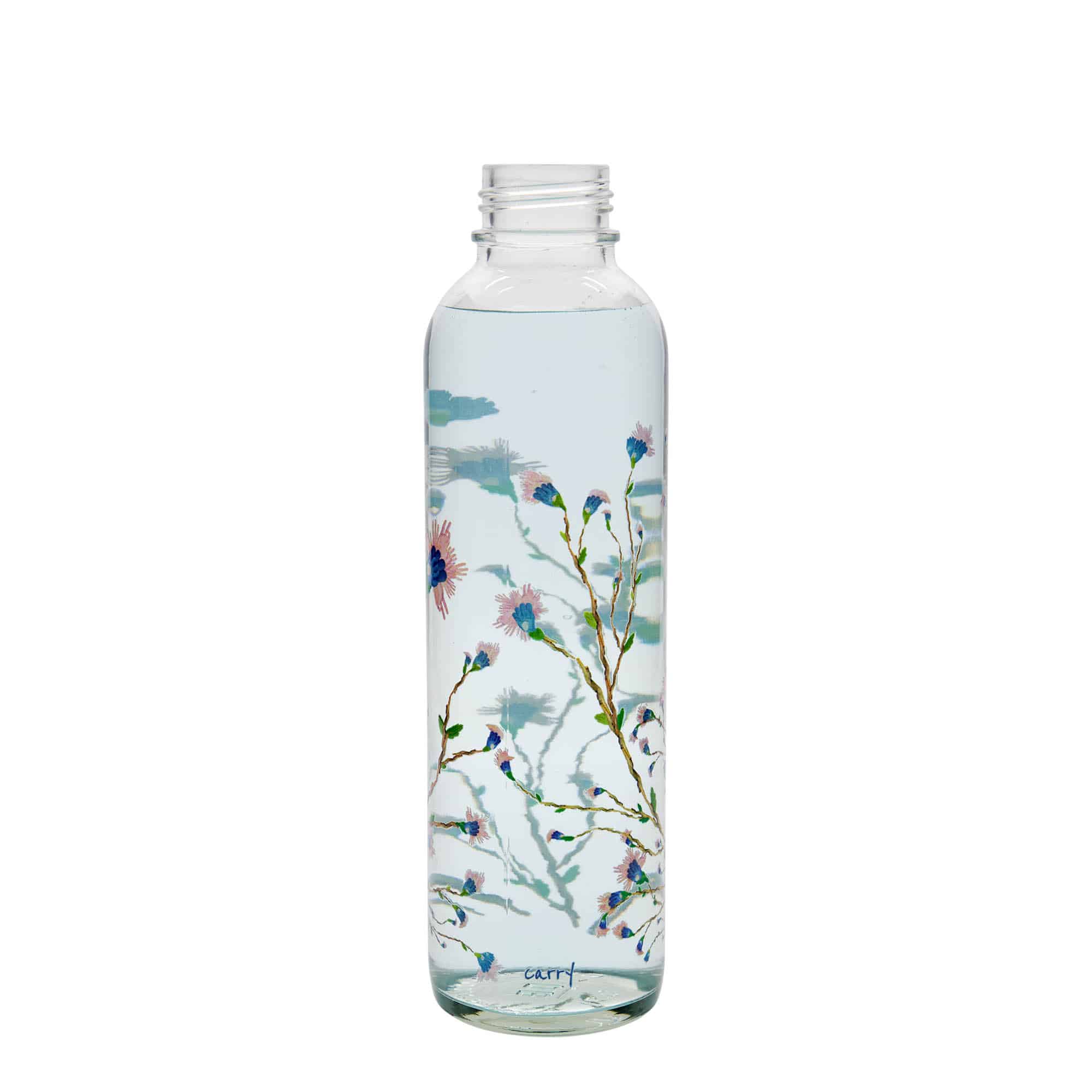 Sticlă de băut 700 ml CARRY Bottle 'Hanami', deschidere: capac cu filet