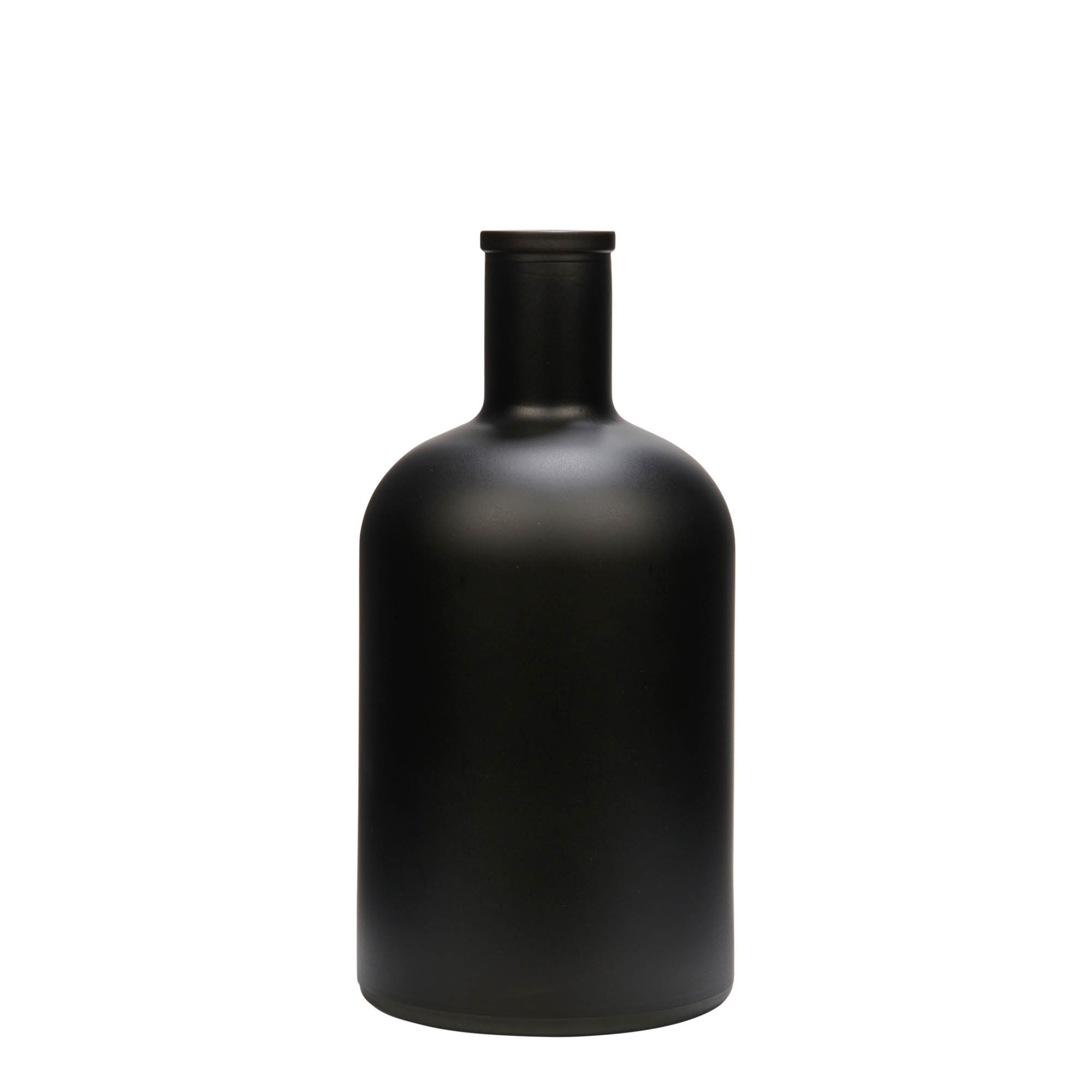 Sticlă de sticlă de 700 ml „Gerardino”, negru, gura: plută Sticlă de sticlă de 700 ml „Gerardino”, negru, gura: plută