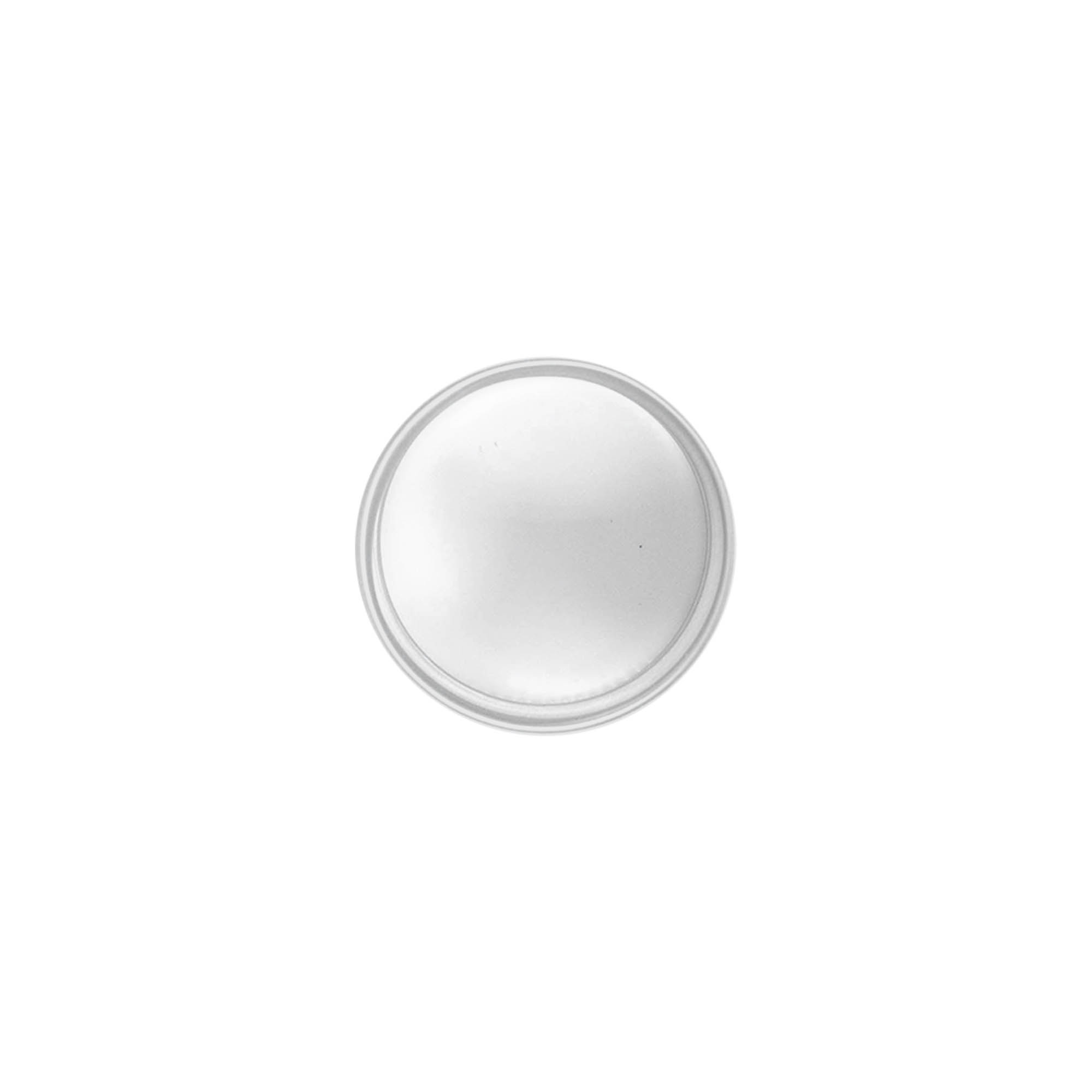 Capac cu filet, metalic, argintiu, pentru gura: 28/410