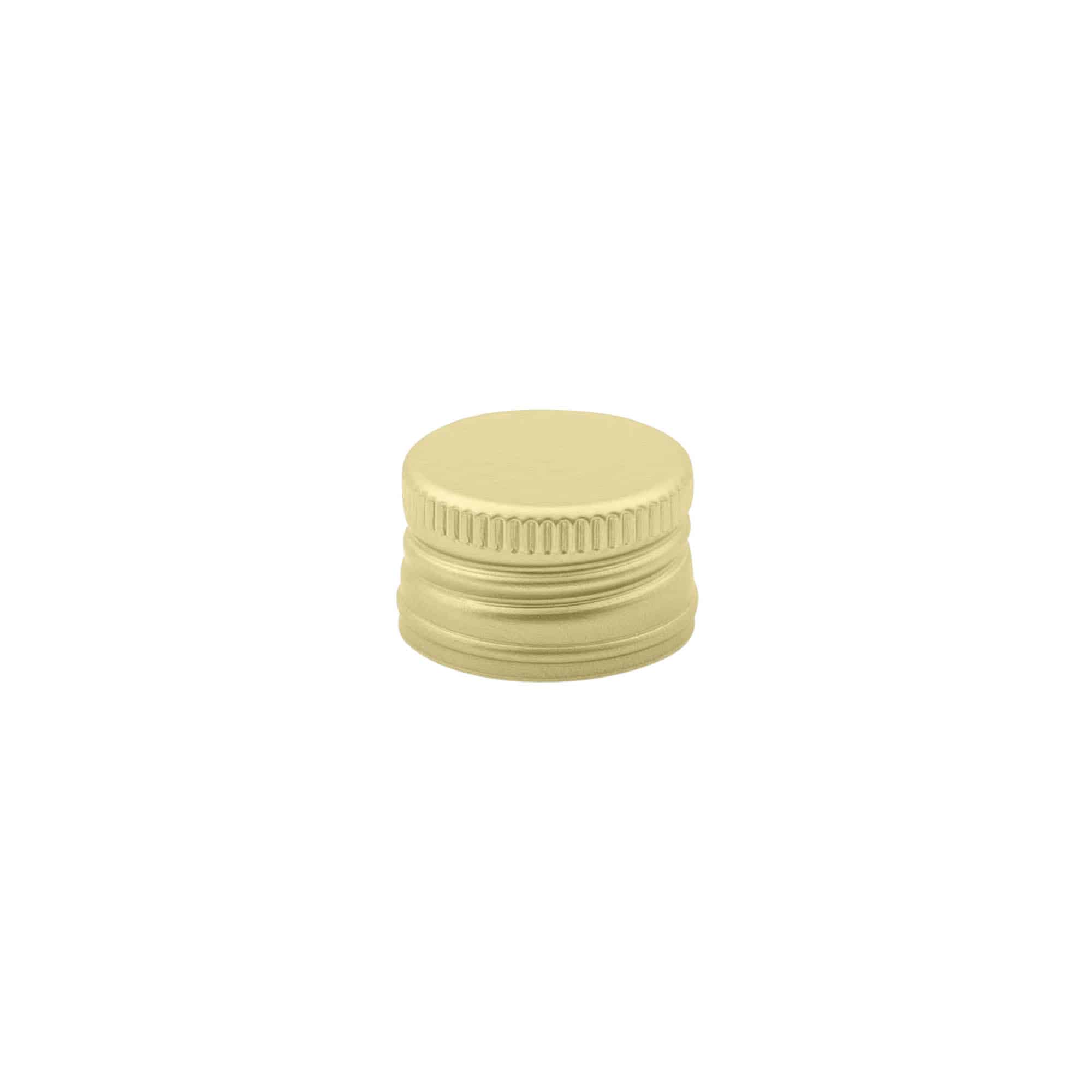 Capac cu filet, metal, auriu, pentru gura: PP 22