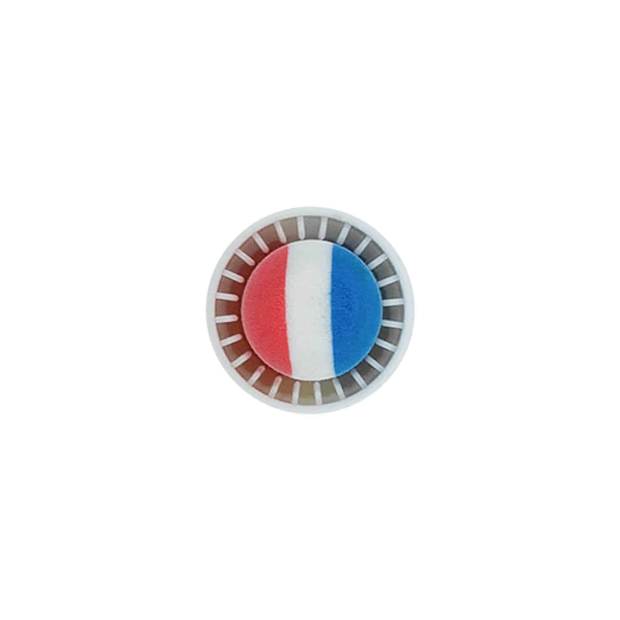 Dop cu mâner 19 mm „Franța”, din plastic, multicolor, pentru gura: dop de plută