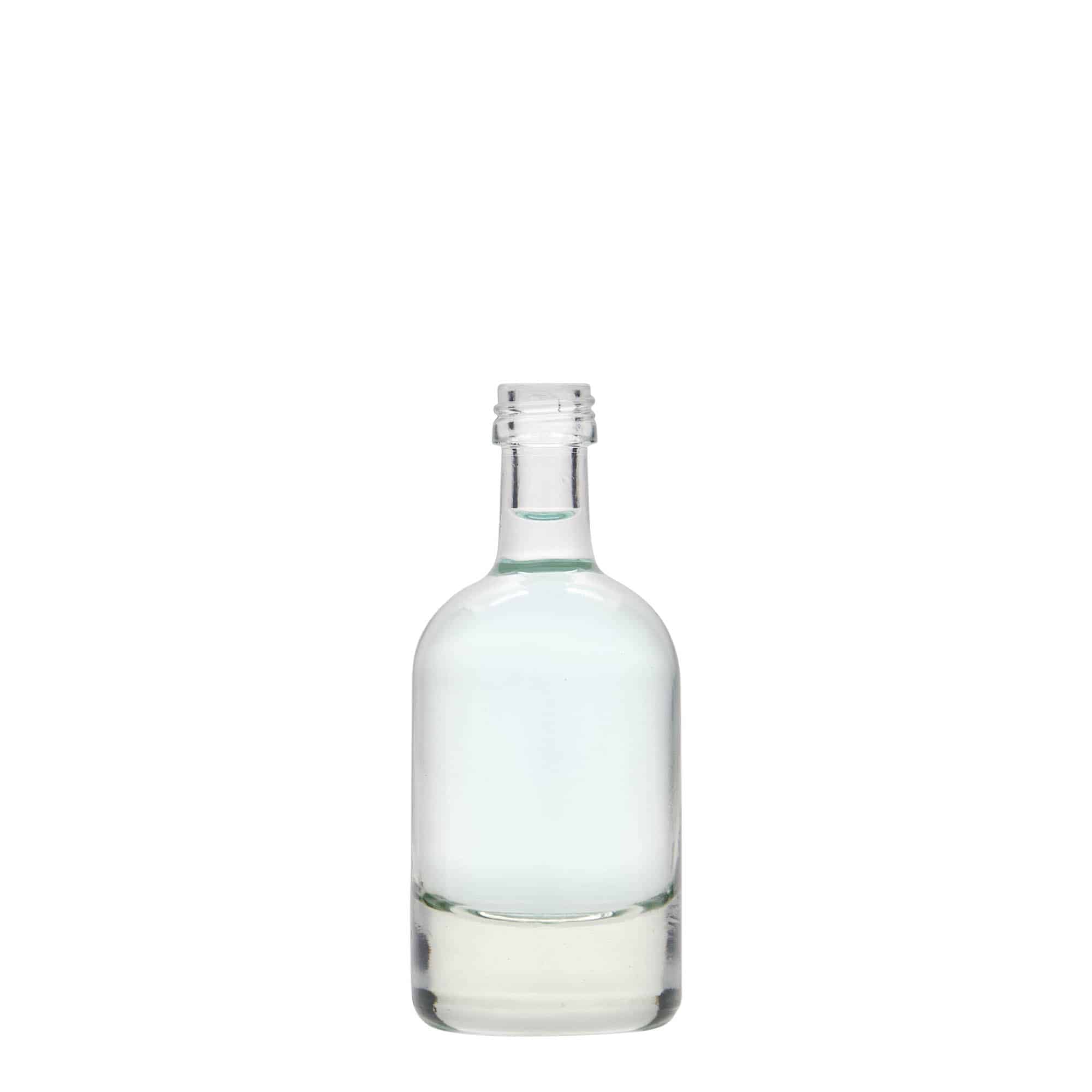 Sticlă de sticlă de 50 ml „Linea Uno”, gura: PP 18