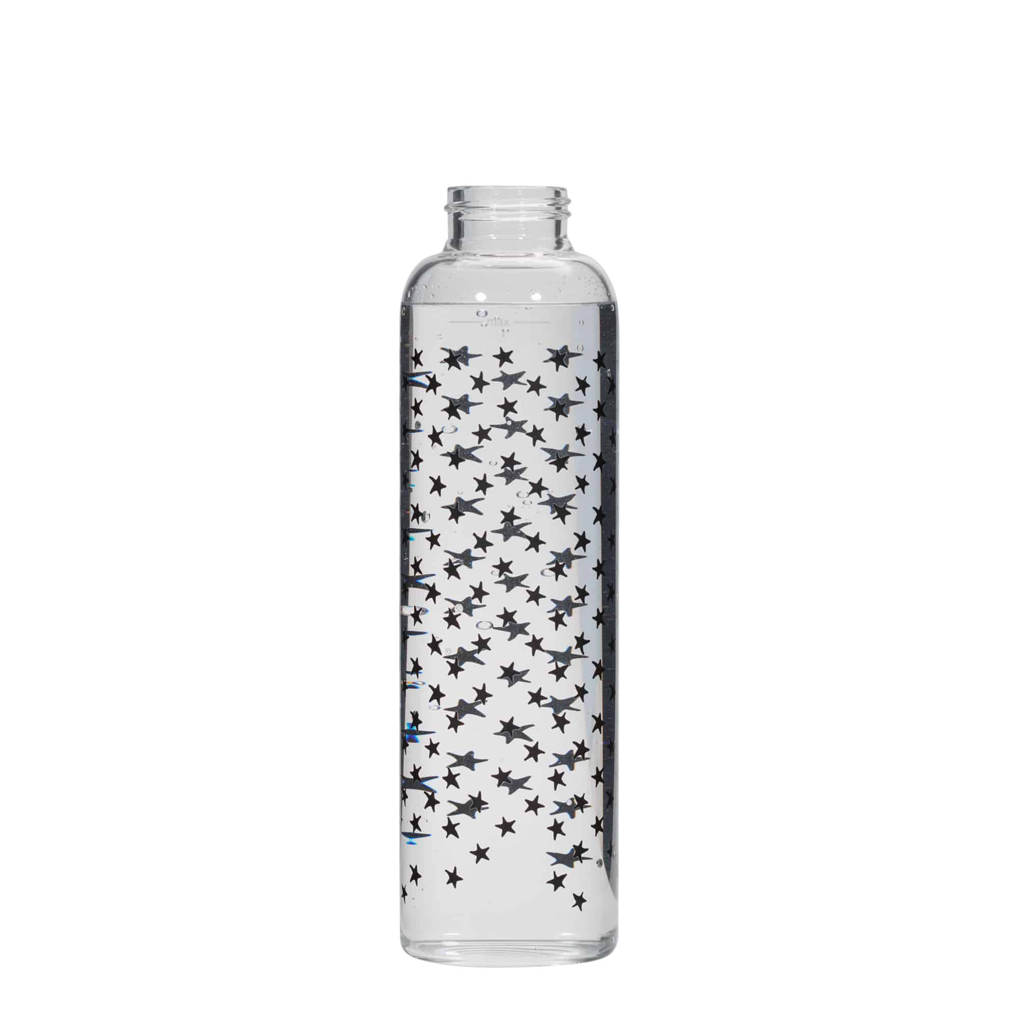 Sticlă de băut 500 ml „Perseus - Stele Negre”, gura: capac cu filet Sticlă de băut 500 ml „Perseus - Stele Negre”, gura: capac cu filet