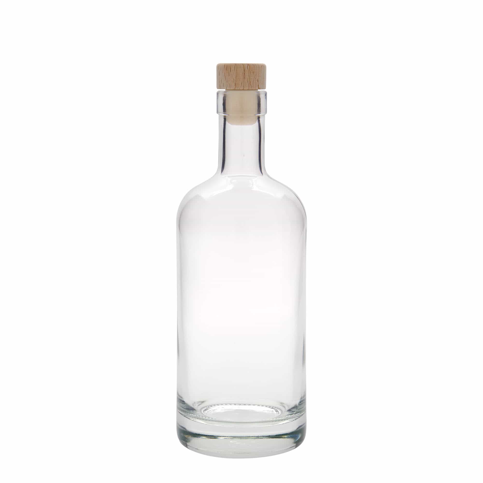 Sticlă de sticlă de 500 ml 'Linea Uno', gura: dop de plută