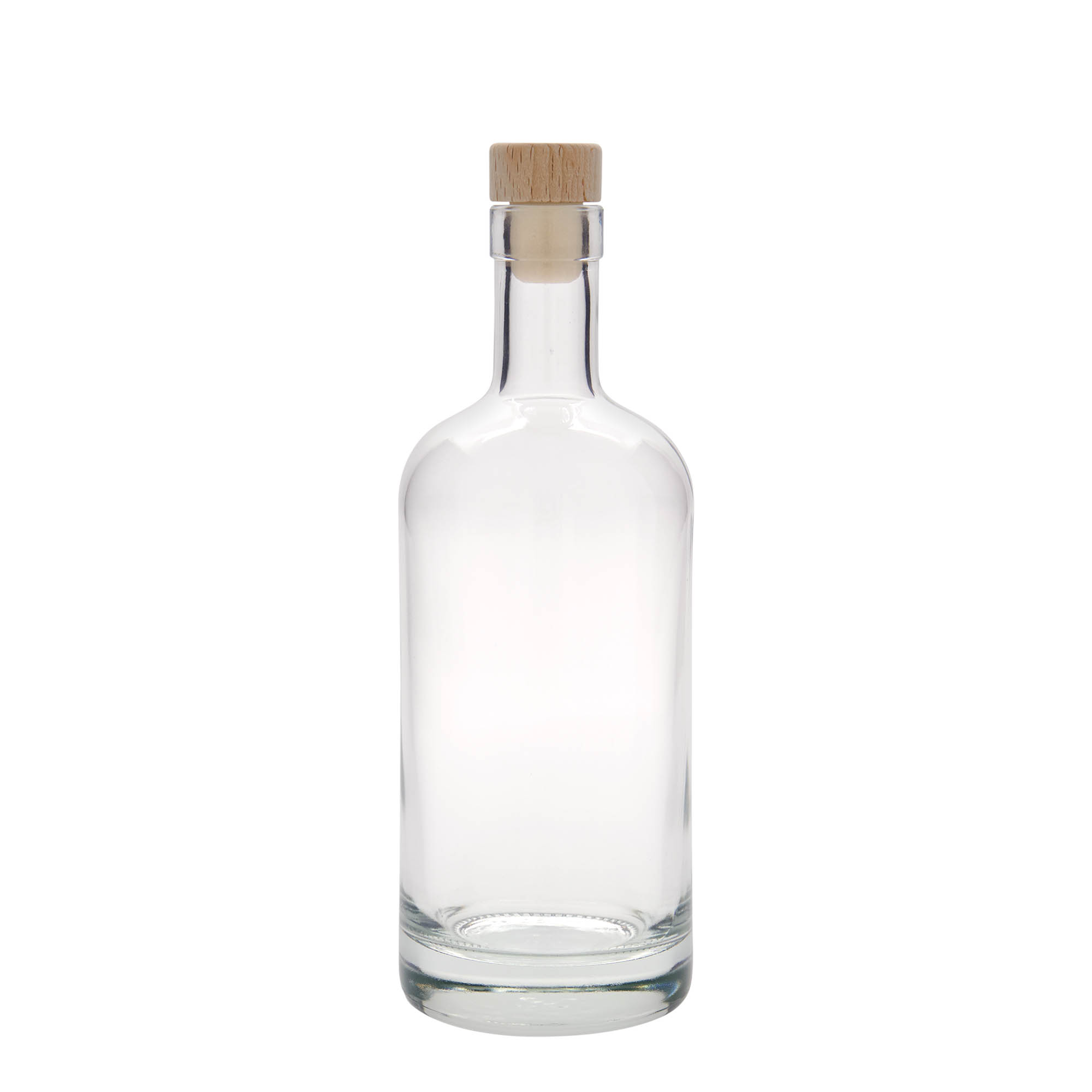 Sticlă de sticlă de 500 ml 'Linea Uno', gura: dop de plută
