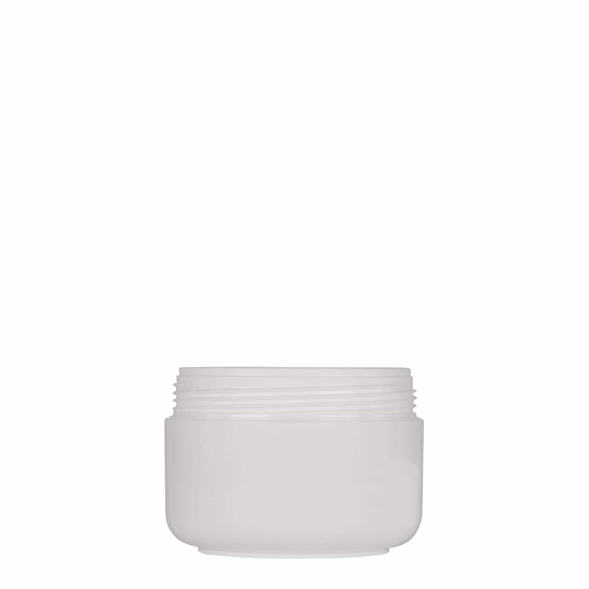 150 ml cutie din plastic „Bianca”, PP, alb, gura: capac cu filet