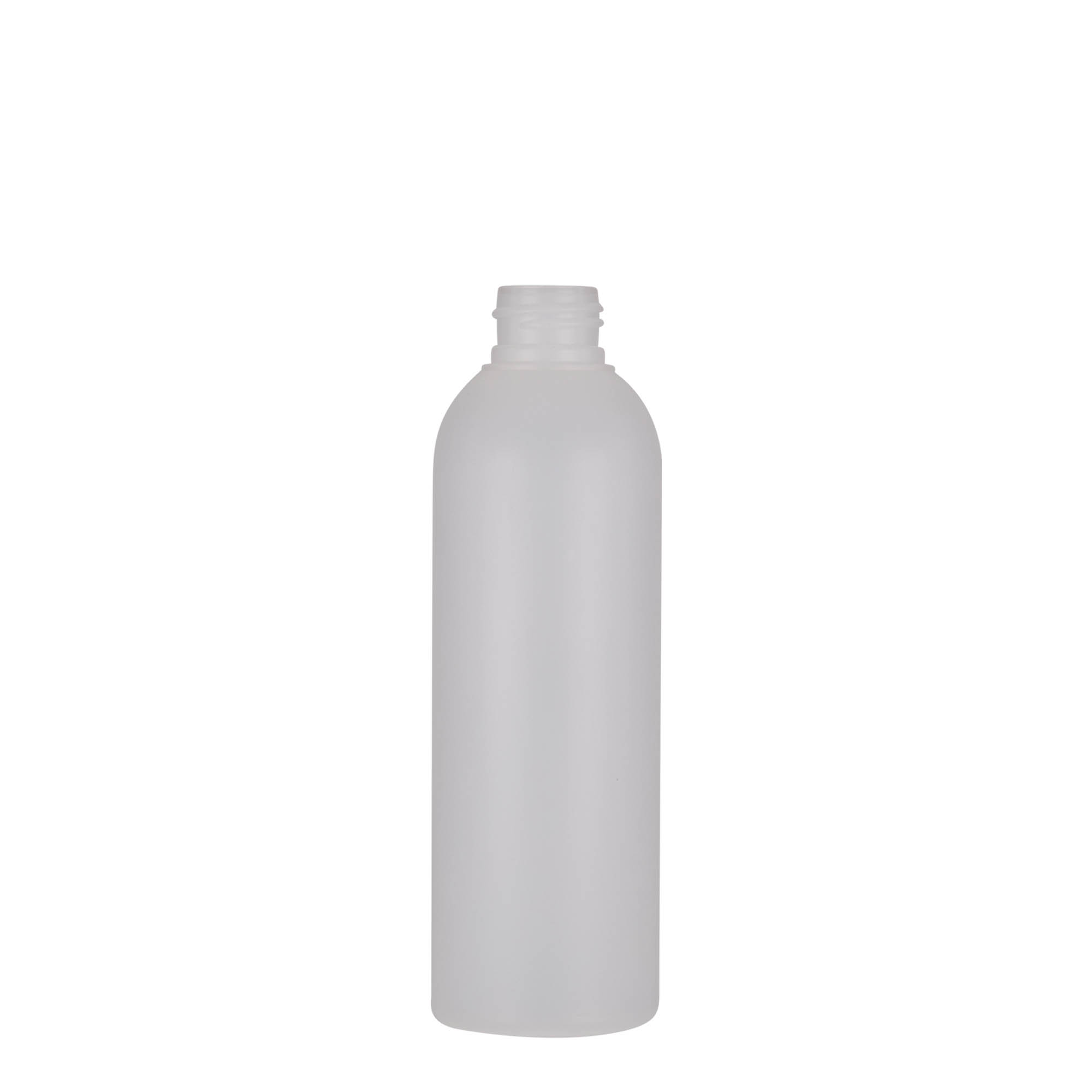 Flacon din plastic de 200 ml „Tuffy”, HDPE, natural, gura: 24/410 Flacon din plastic de 200 ml „Tuffy”, HDPE, natural, gura: 24/410