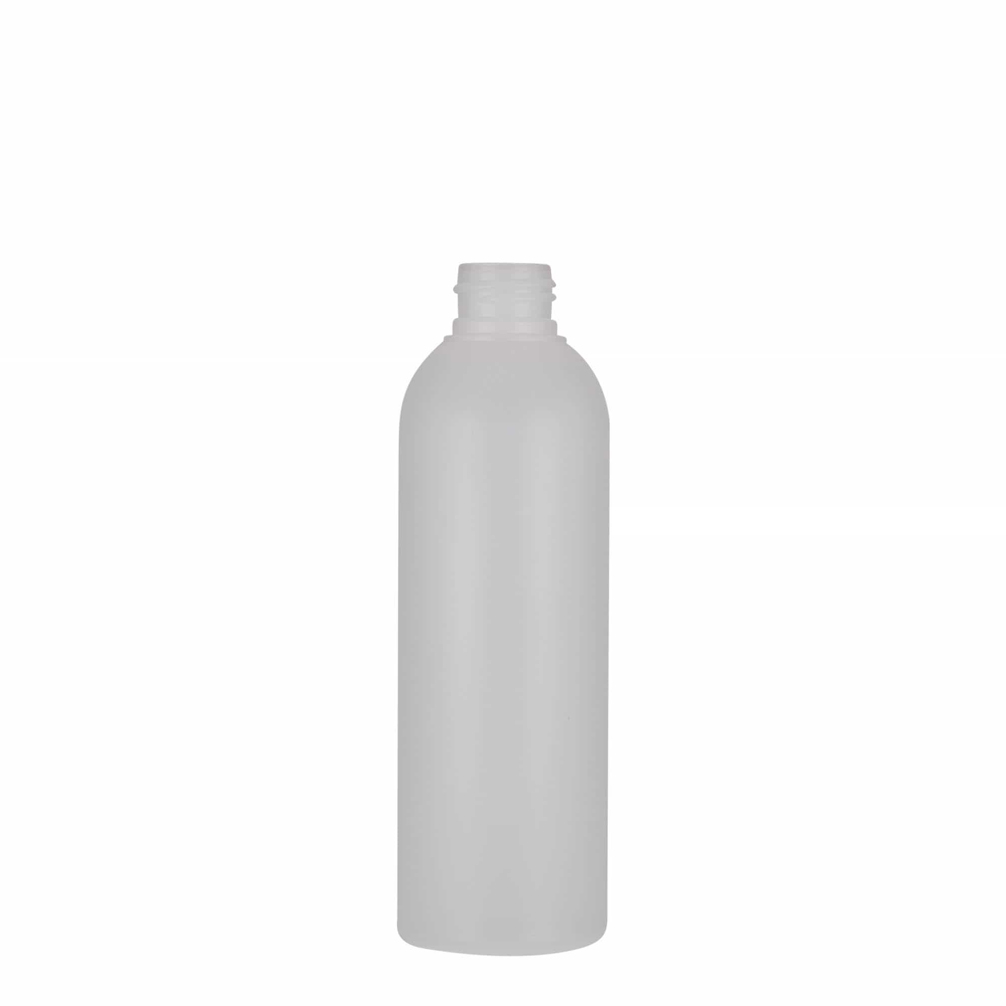 Flacon din plastic de 200 ml „Tuffy”, HDPE, natural, gura: 24/410