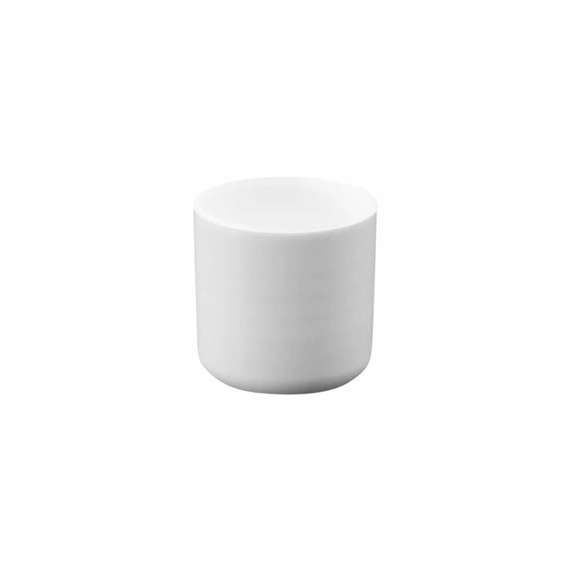 Capac cu filet cu inserție pentru seringă, plastic PP, alb, pentru gura: 24/410