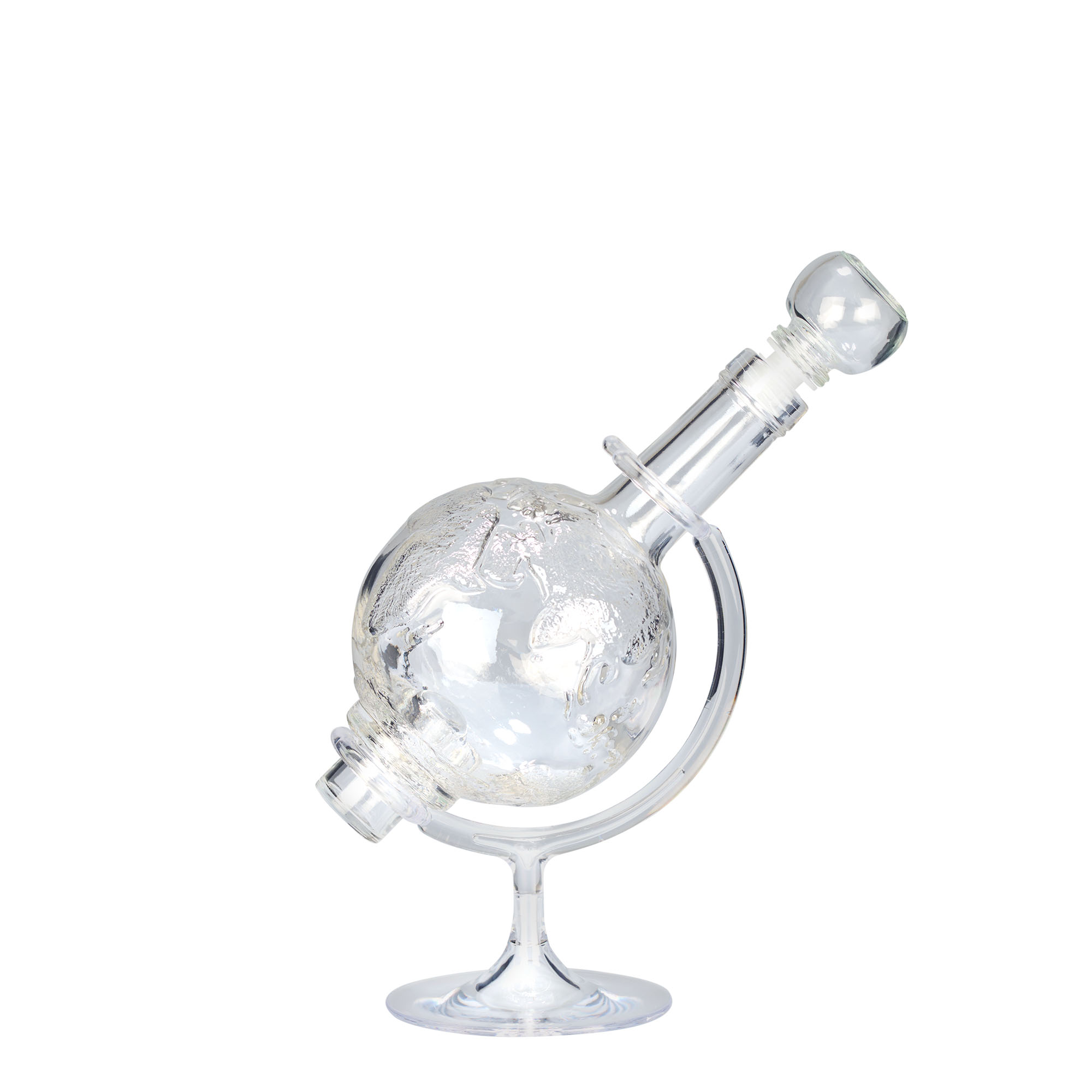 Sticlă de sticlă de 500 ml „Globus”, gură: dop de plută Sticlă de sticlă de 500 ml „Globus”, gură: dop de plută