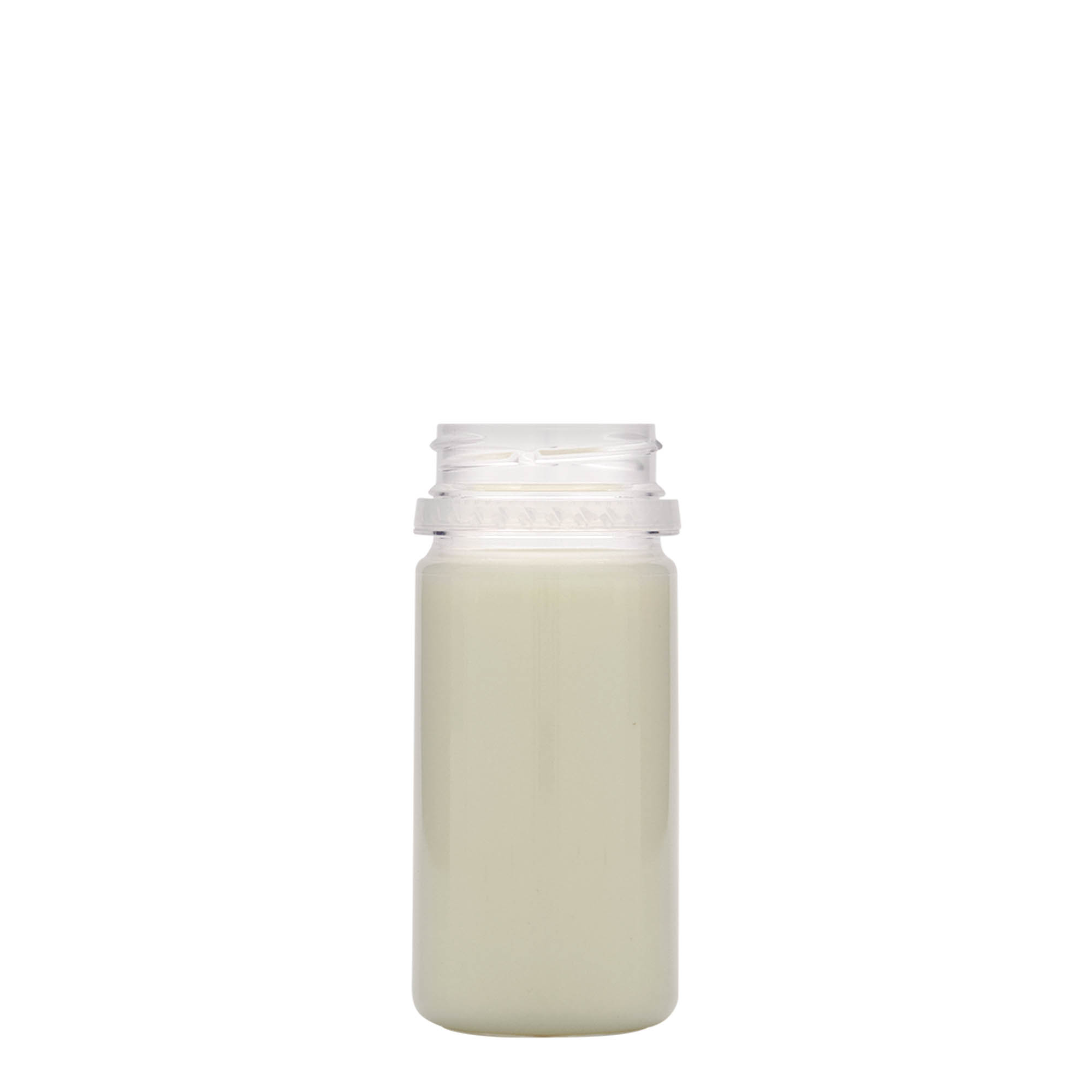 Sticlă PET de 100 ml „Everytime”, plastic, gât: 38 mm Sticlă PET de 100 ml „Everytime”, plastic, gât: 38 mm