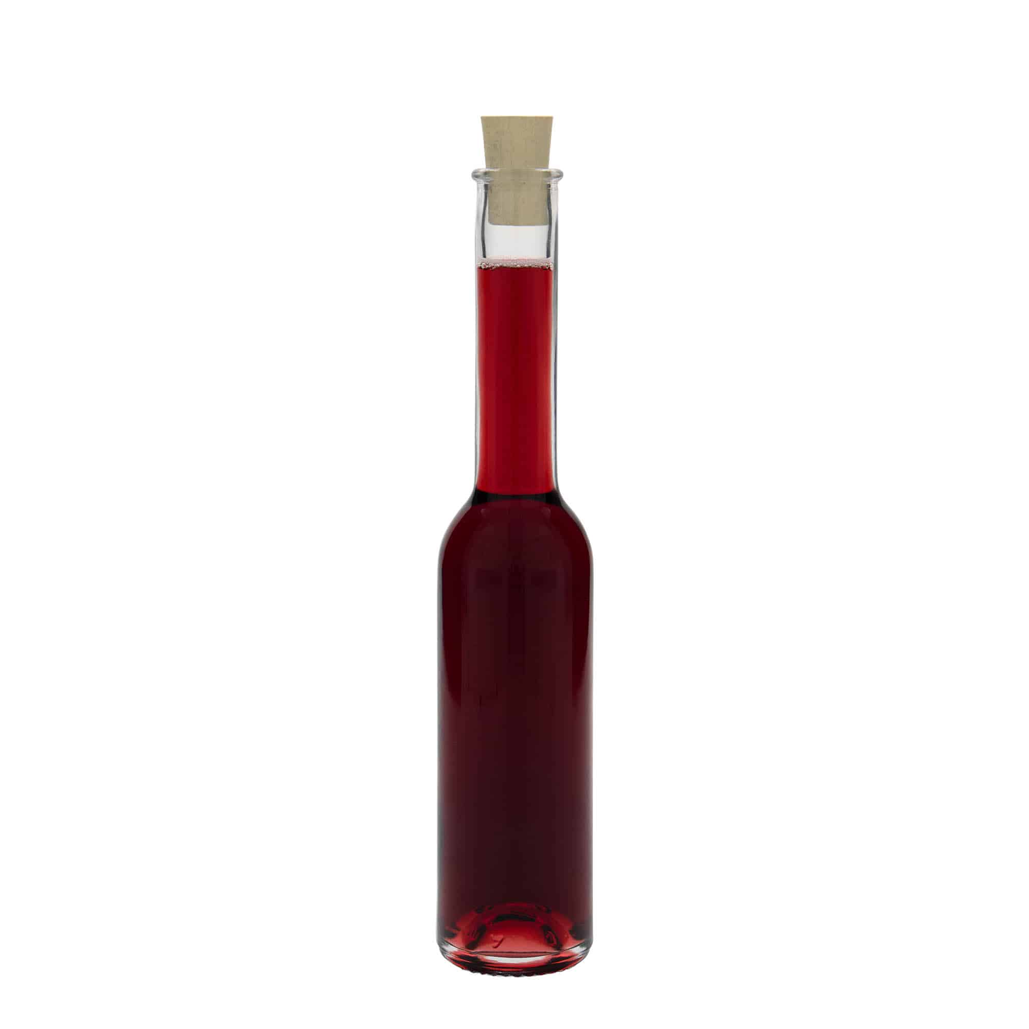 Sticlă de sticlă de 200 ml „Nepera”, gura: dop de plută