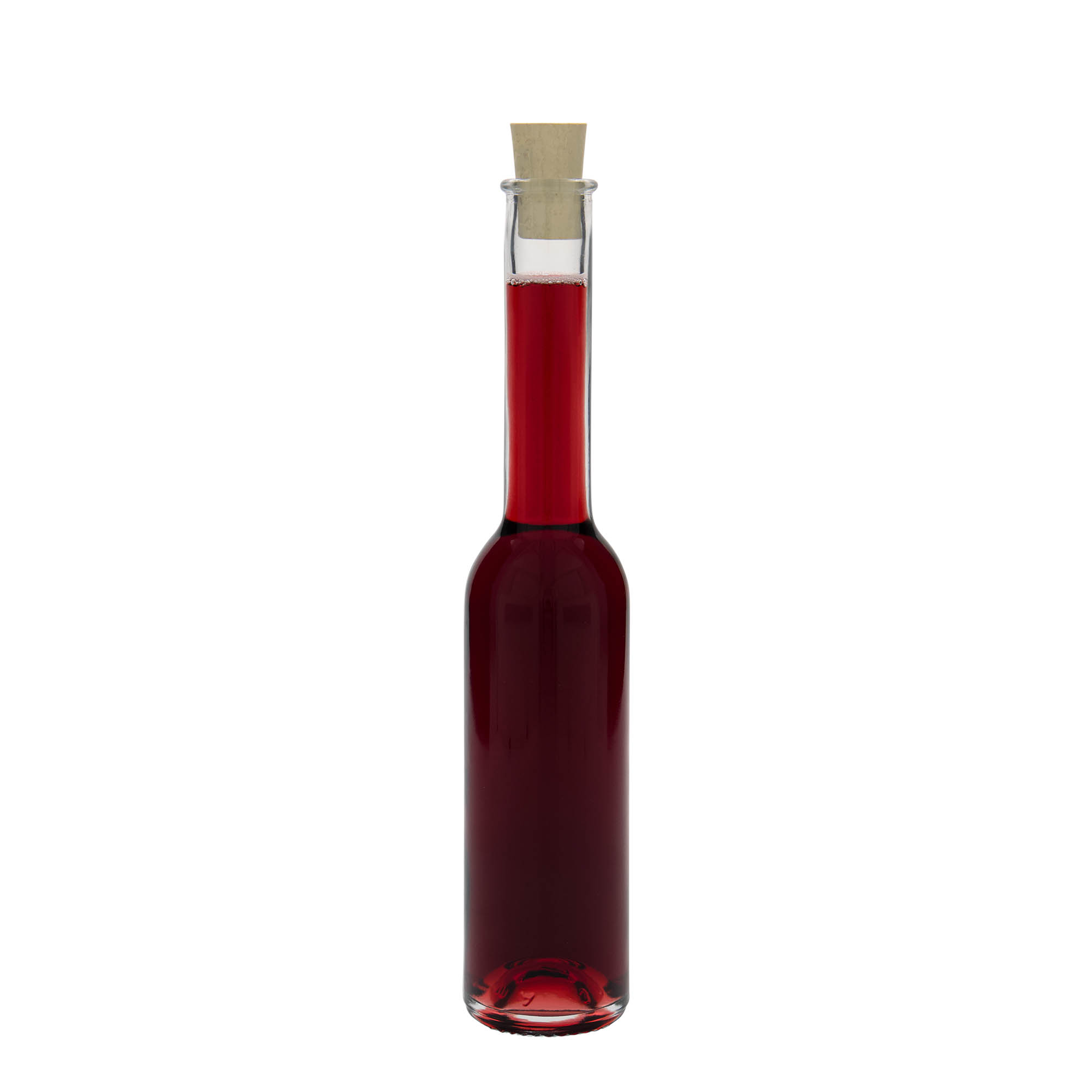 Sticlă de sticlă de 200 ml „Nepera”, gura: dop de plută