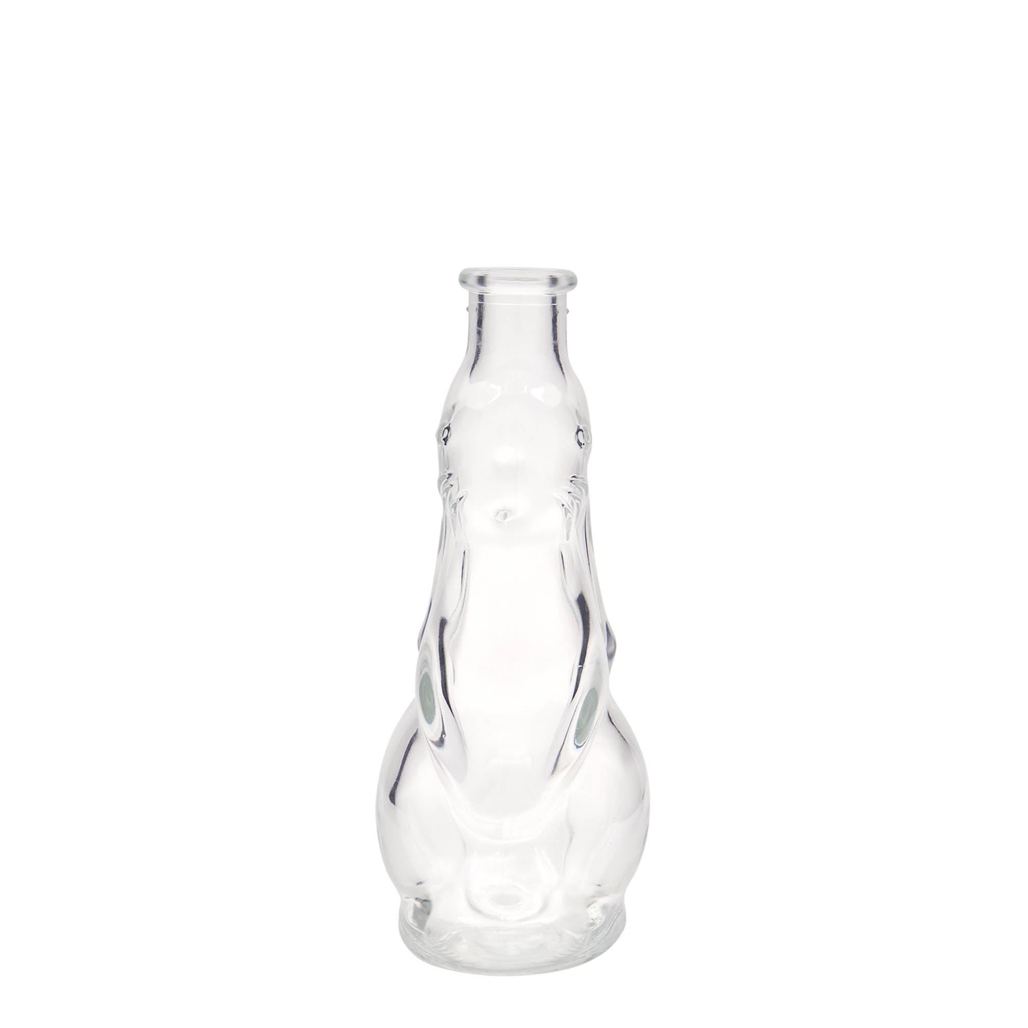Sticlă de sticlă de 200 ml „Iepure”, gura: dop de plută Sticlă de sticlă de 200 ml „Iepure”, gura: dop de plută