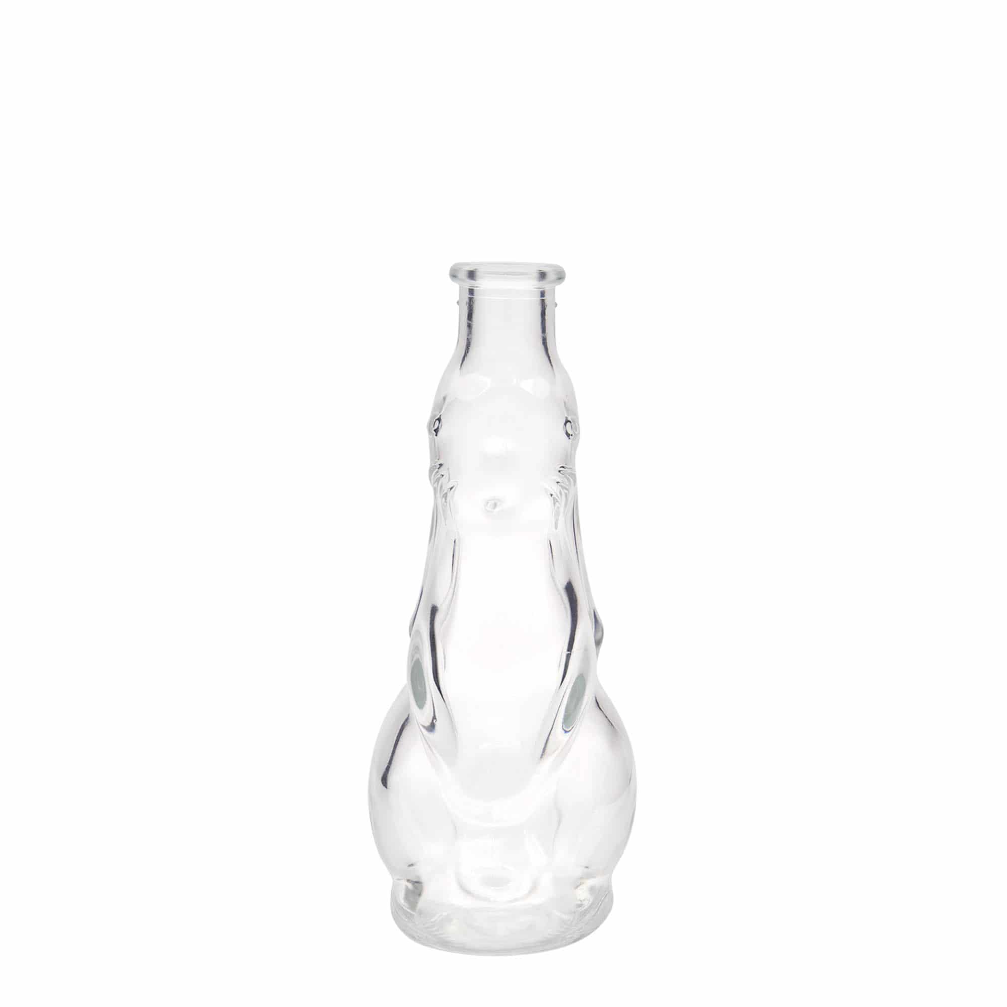 Sticlă de sticlă de 200 ml „Iepure”, gura: dop de plută