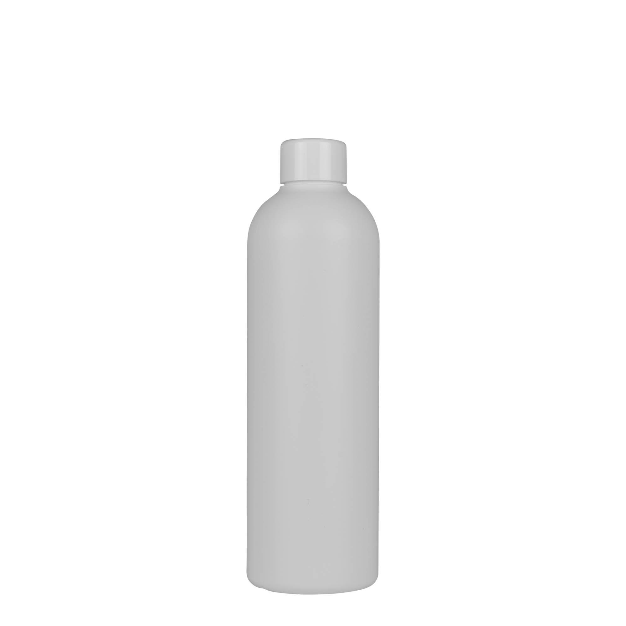 Sticlă din plastic de 300 ml „Tuffy”, HDPE, albă, gura: 24/410 Sticlă din plastic de 300 ml „Tuffy”, HDPE, albă, gura: 24/410
