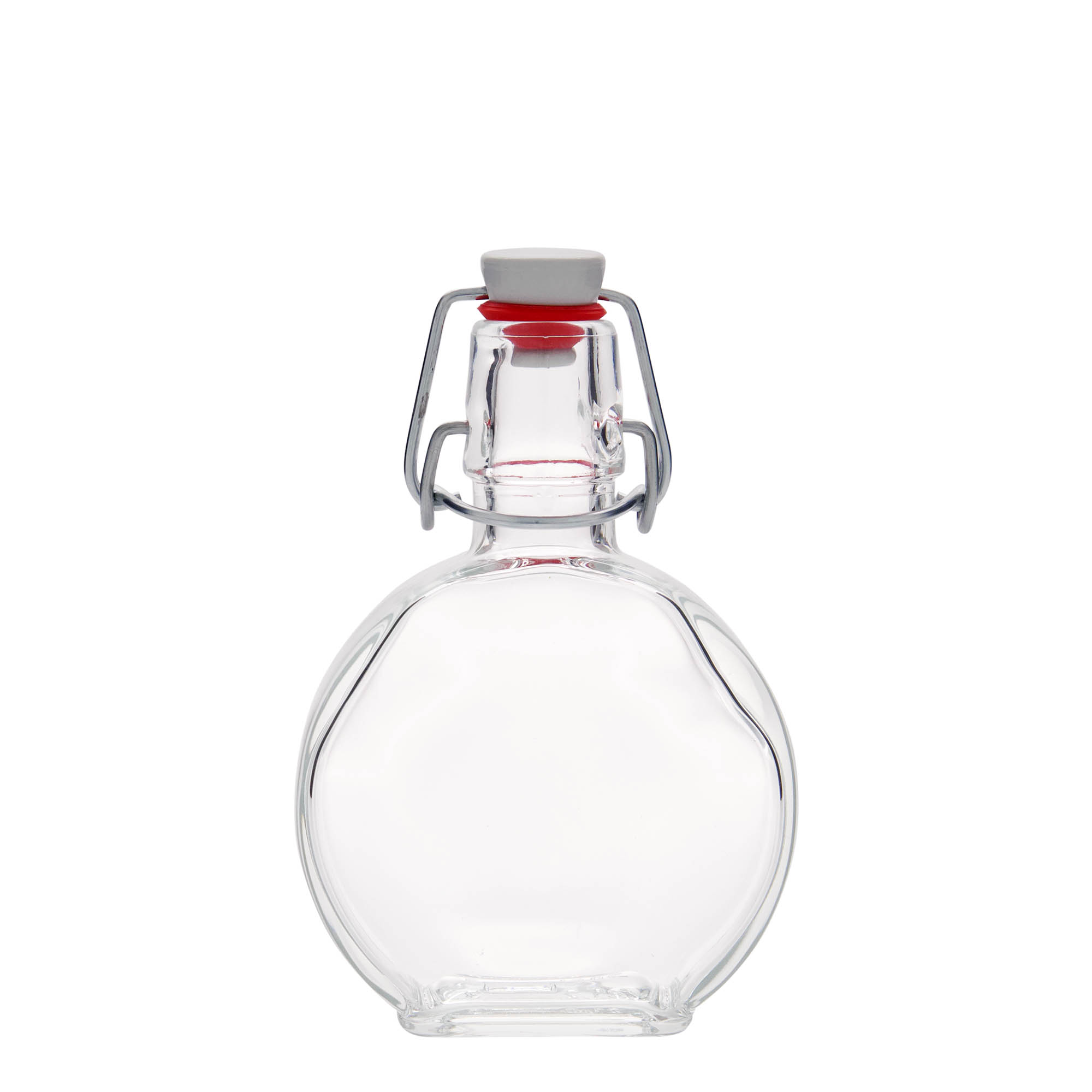 Sticlă de 200 ml „Sensatione”, dreptunghiulară, gura: capac cu balama Sticlă de 200 ml „Sensatione”, dreptunghiulară, gura: capac cu balama