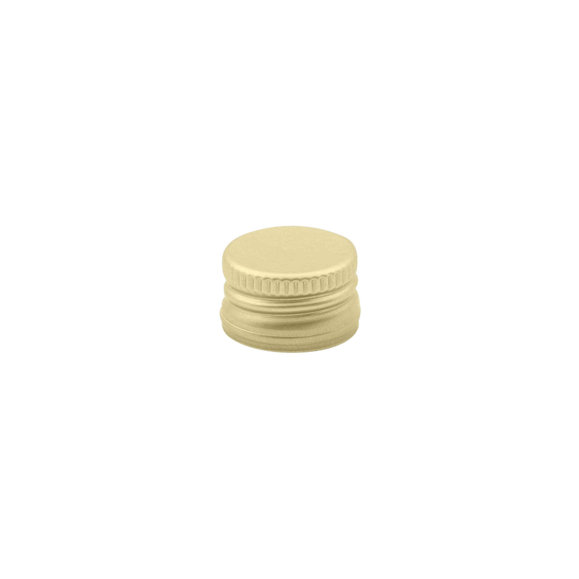 Capac cu filet, metal, auriu, pentru deschidere: PP 18 Capac cu filet, metal, auriu, pentru deschidere: PP 18