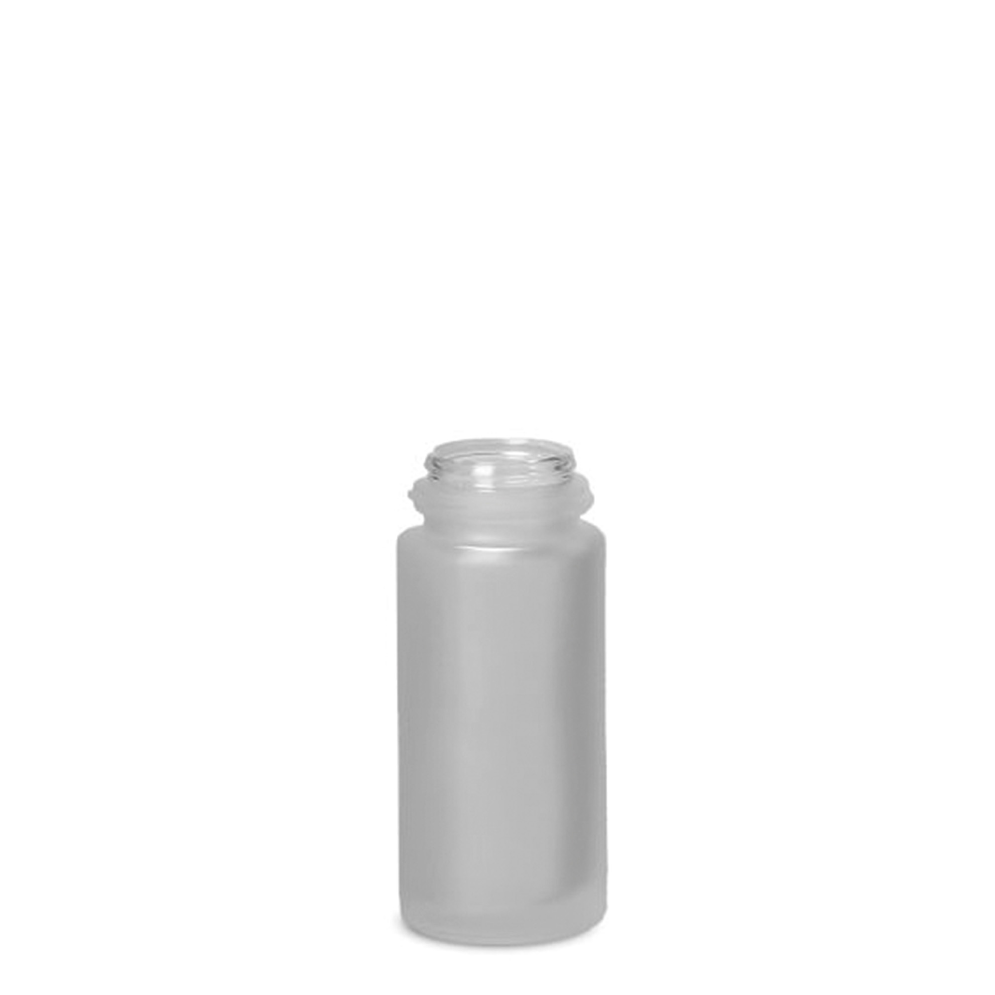 Sticlă roll-on de 50 ml, sticlă, mată, gura: capac cu filet Sticlă roll-on de 50 ml, sticlă, mată, gura: capac cu filet