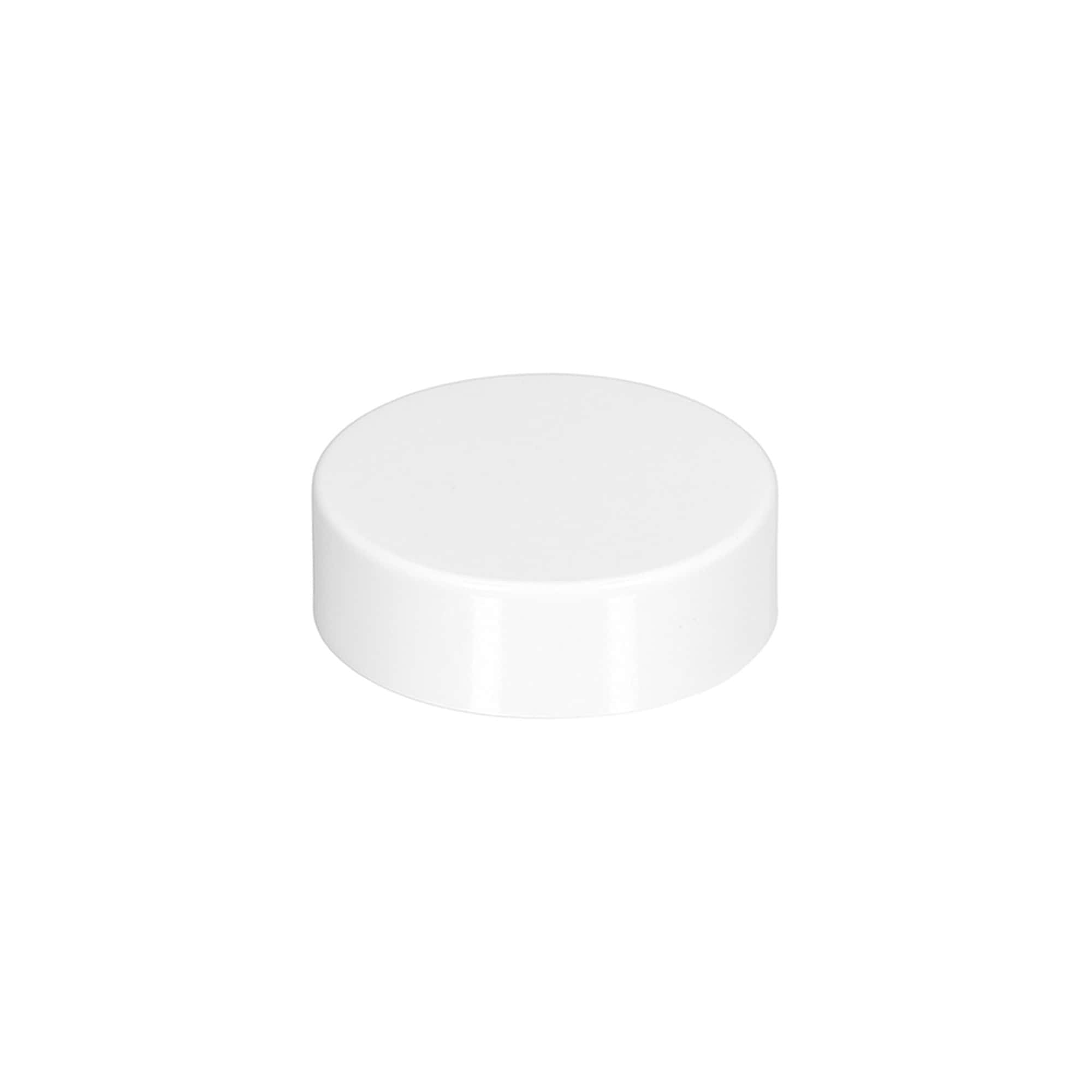 Capac cu filet pentru 30 ml „Brown Line”, PP, alb