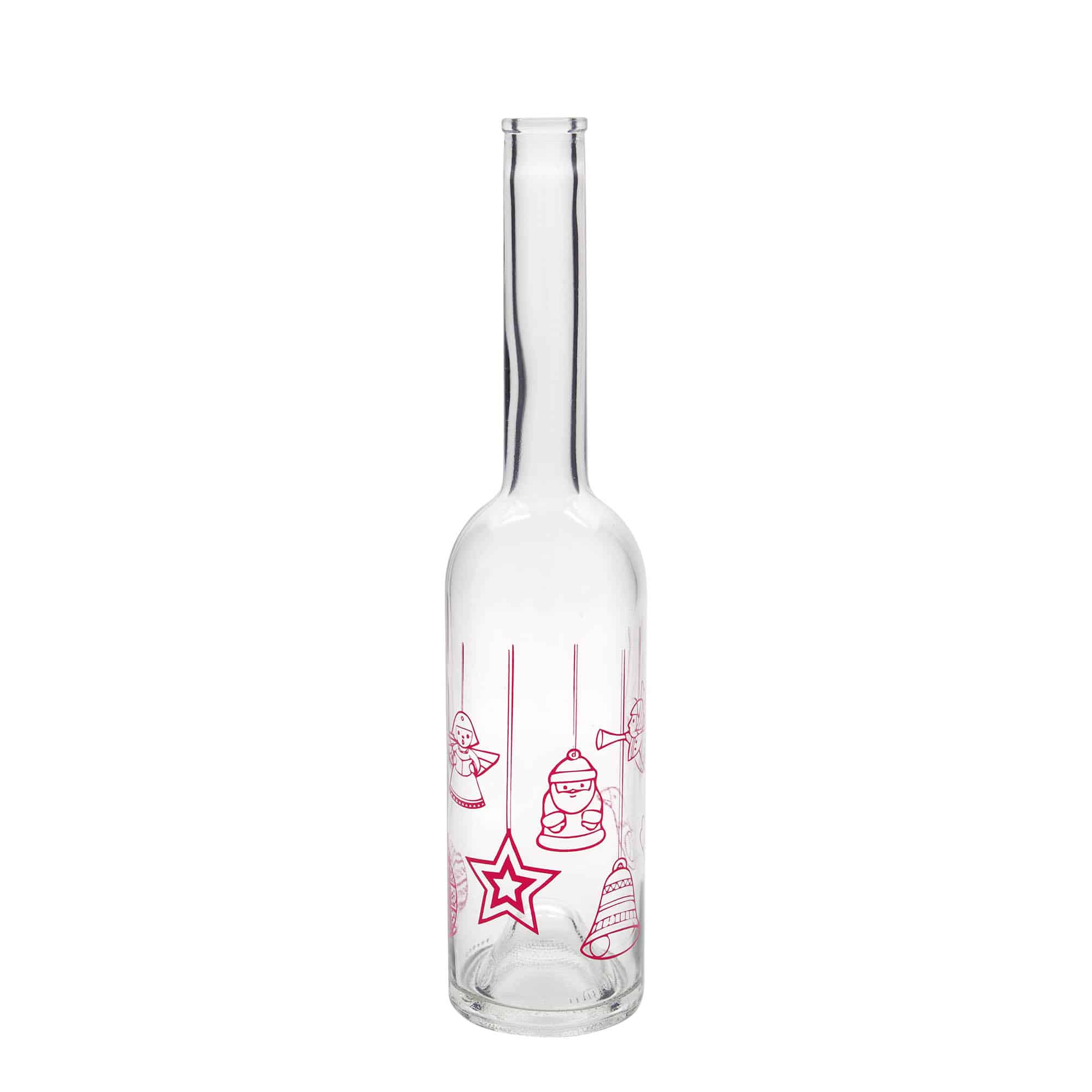 Sticlă de sticlă de 500 ml „Opera”, motiv: stele, gura: dop Sticlă de sticlă de 500 ml „Opera”, motiv: stele, gura: dop
