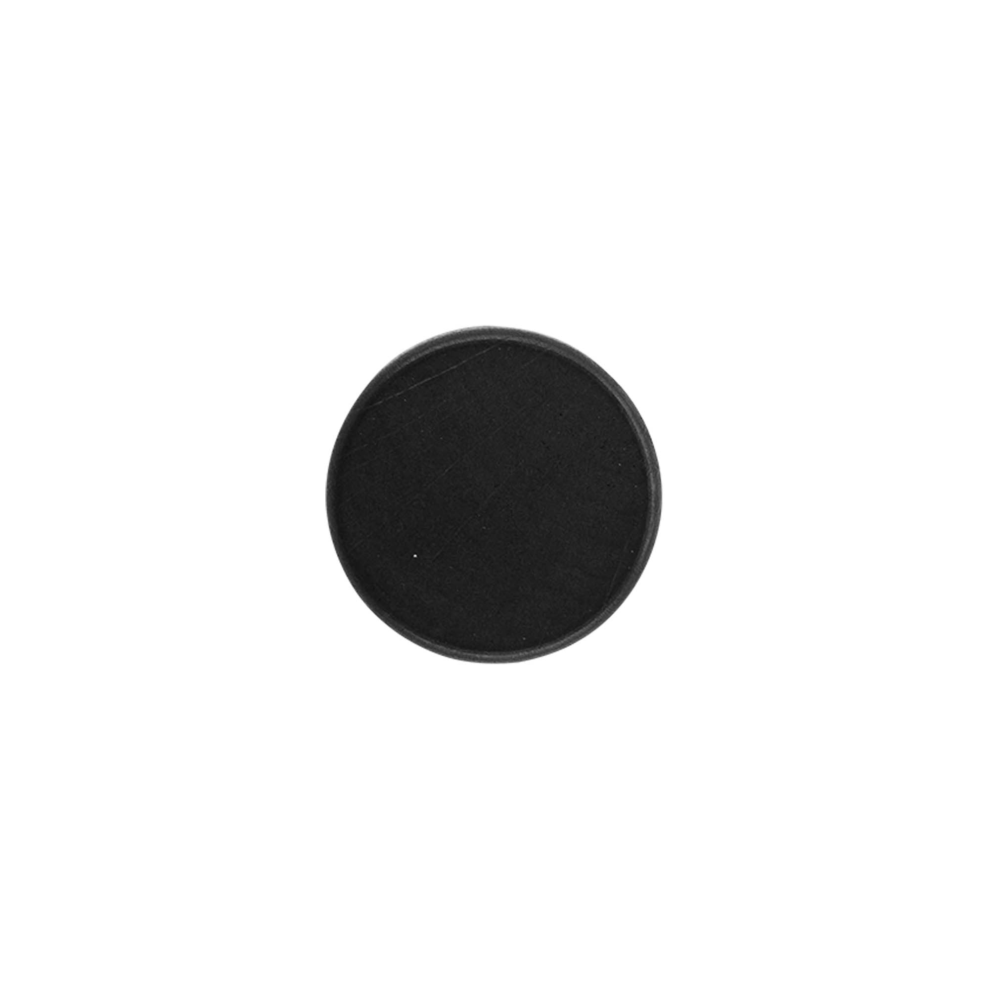 Dop cu mâner 19 mm, lemn/plastic, negru, pentru gură: dop