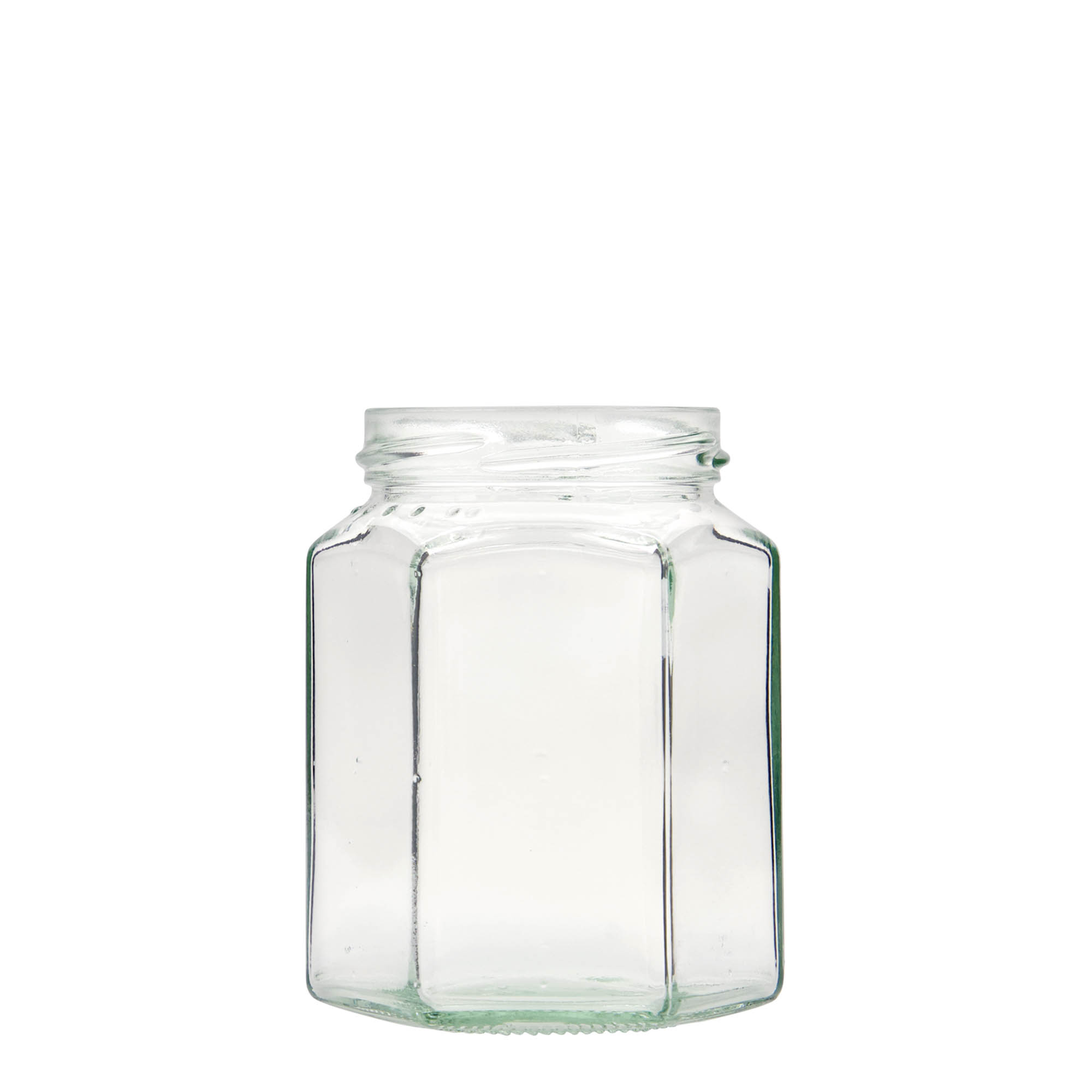 288 ml borcan hexagonal, gura: Twist-Off (TO 63)
