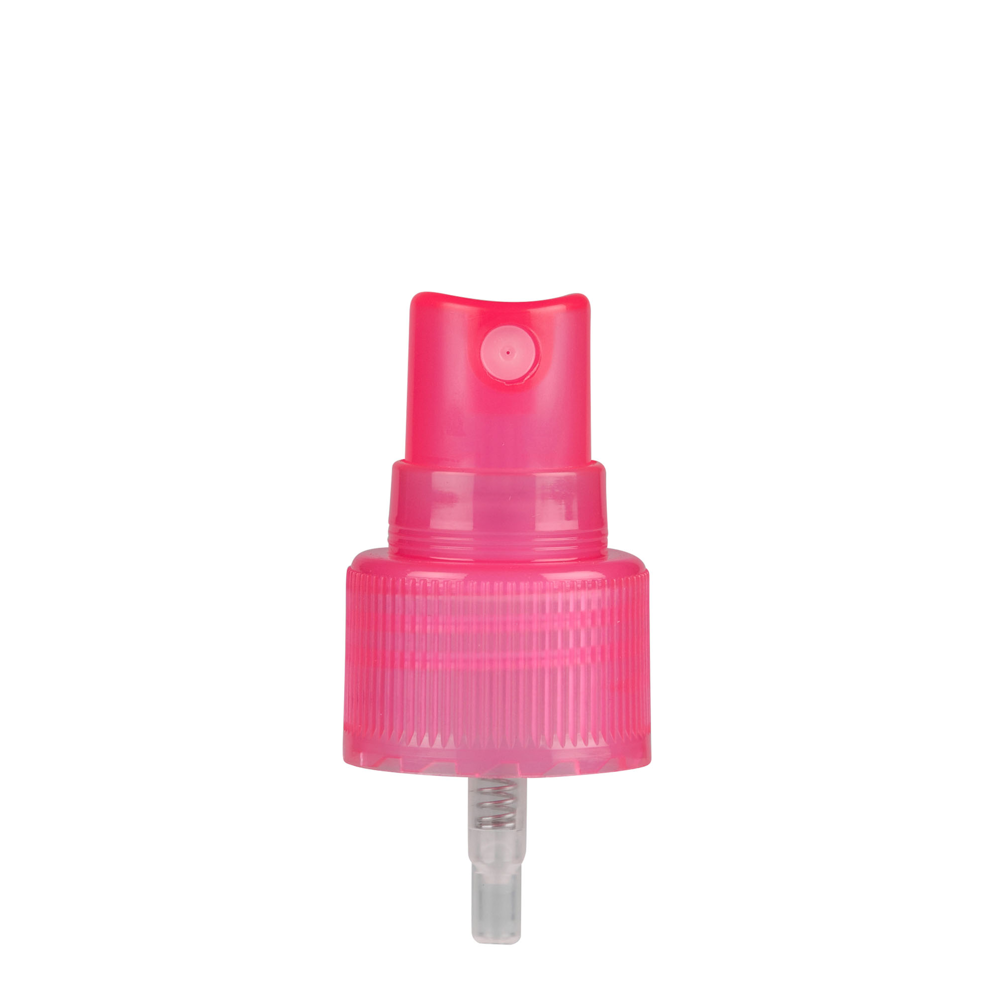 Capac cu filet pulverizator, plastic PP, roz, pentru deschidere: 24/410 Capac cu filet pulverizator, plastic PP, roz, pentru deschidere: 24/410